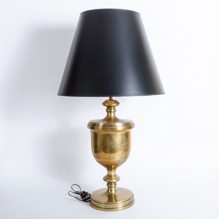 Vintage Chapman Traditional Brass Urn Table Lamp (Attributed)