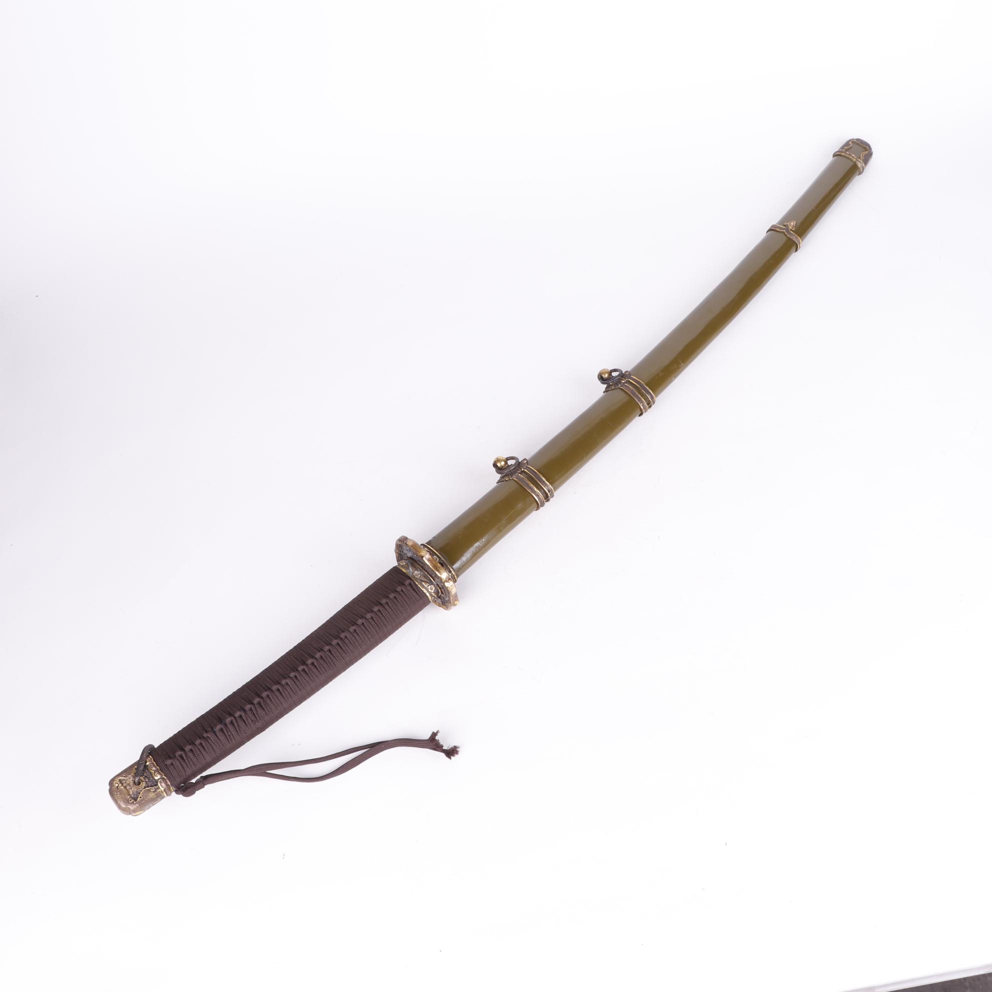 Chinese Reproduction Shin-Gunto Style Sword with Scabbard