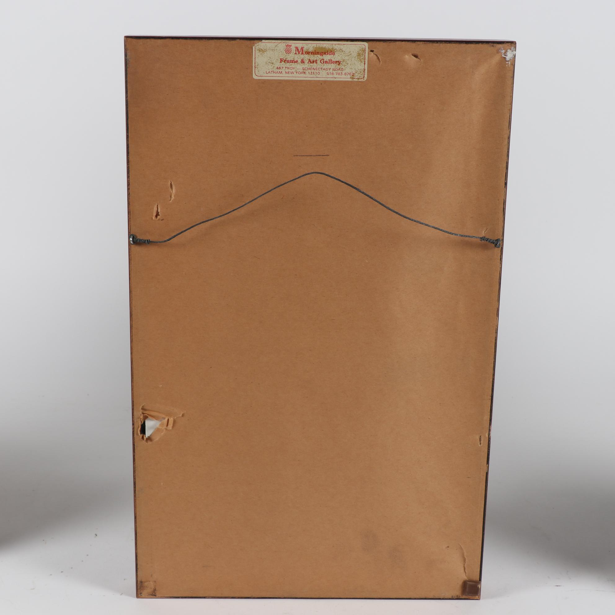 Framed New York Governor Mario Cuomo Signed Senate Documents with Pens