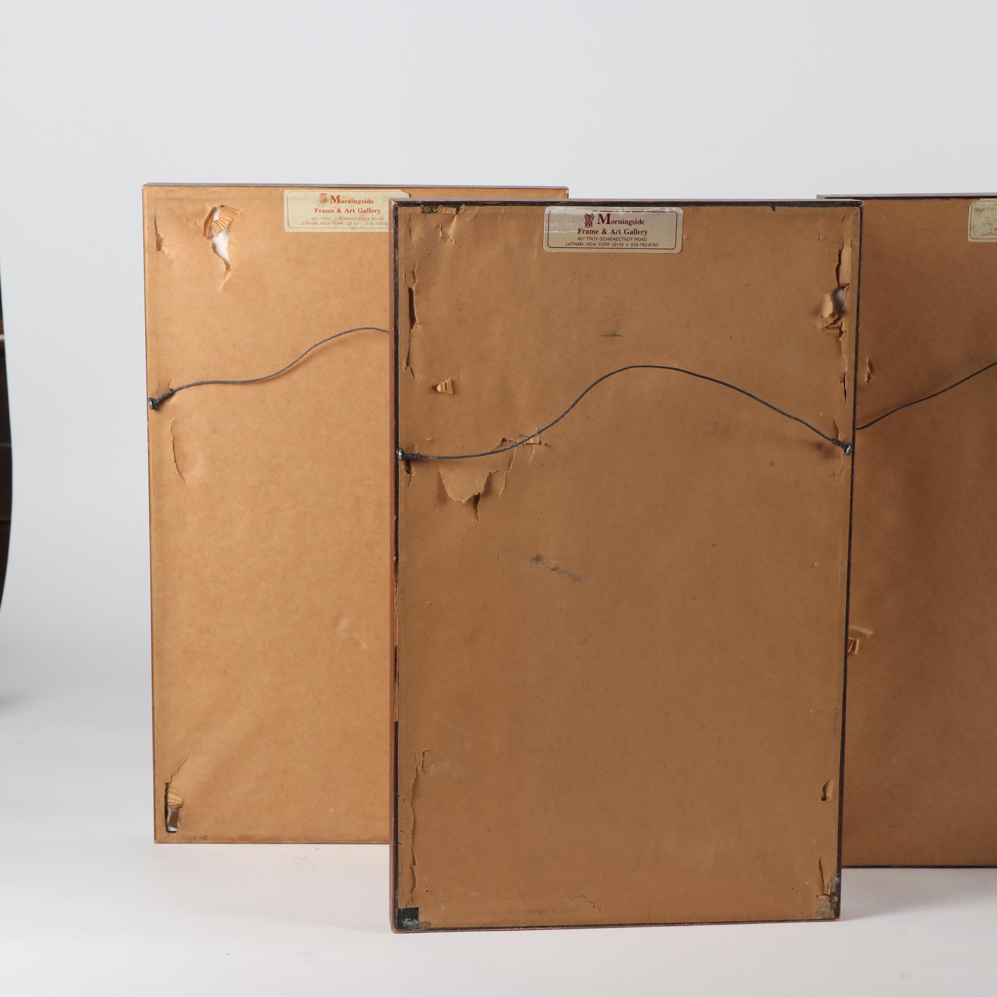 Framed New York Governor Mario Cuomo Signed Senate Documents with Pens