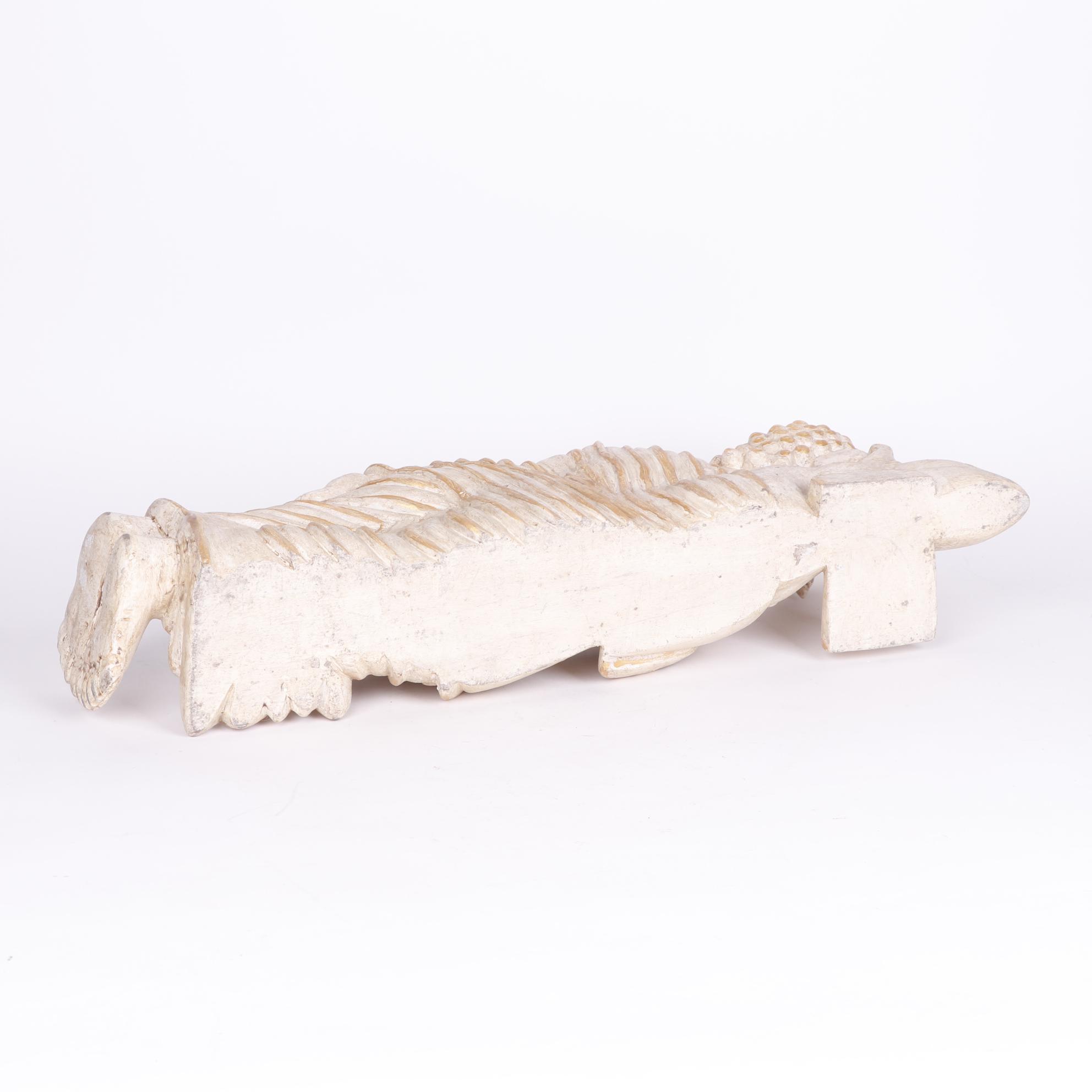 Reclining Buddha Carved Wooden Sculpture