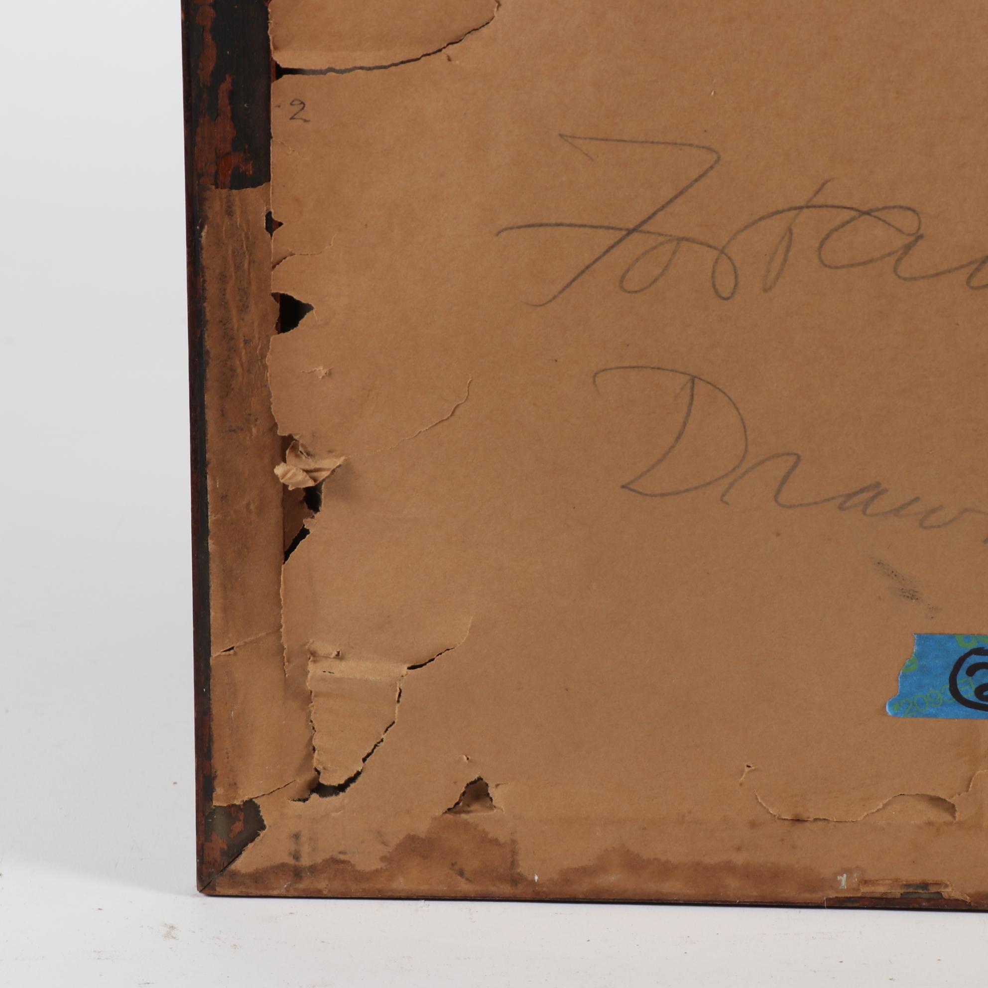 Jean-Louis Forain Ink Drawing "Les Satin Faits"