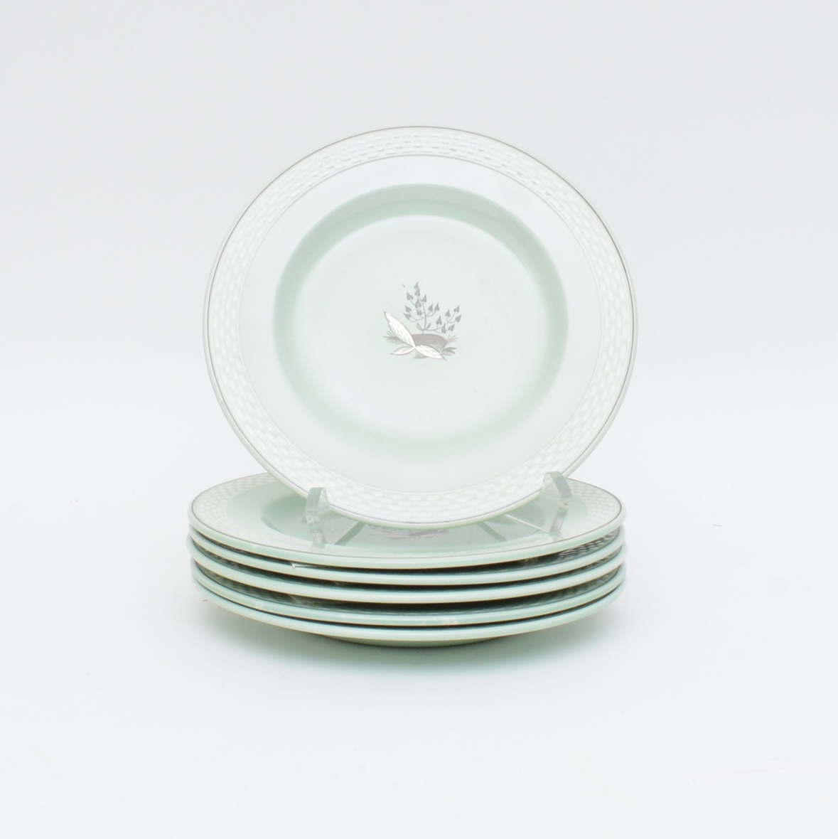 Aluminia Faience Hand-Painted Salad Plates, 1935