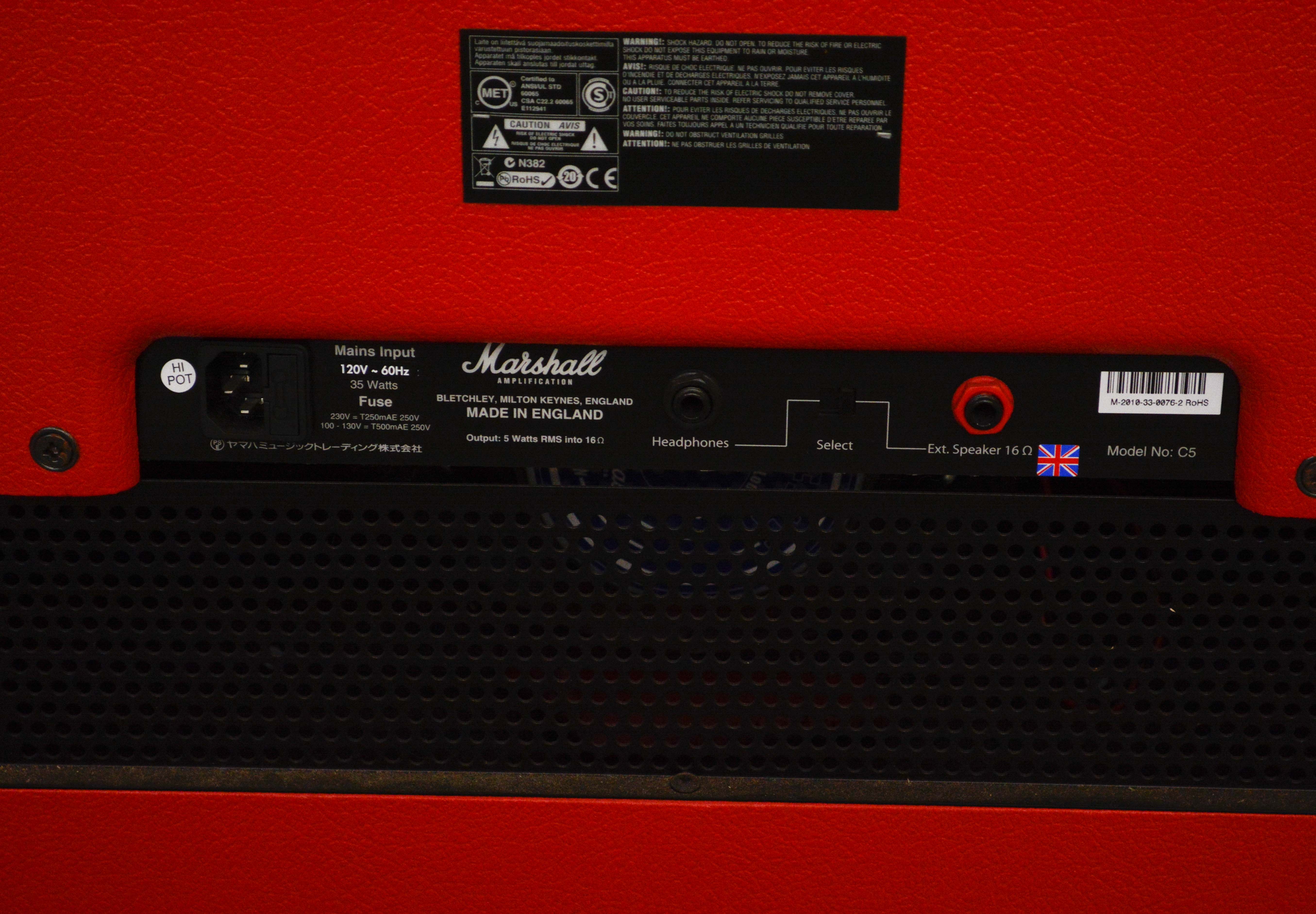 Marshall Class 5 Combo Amplifier