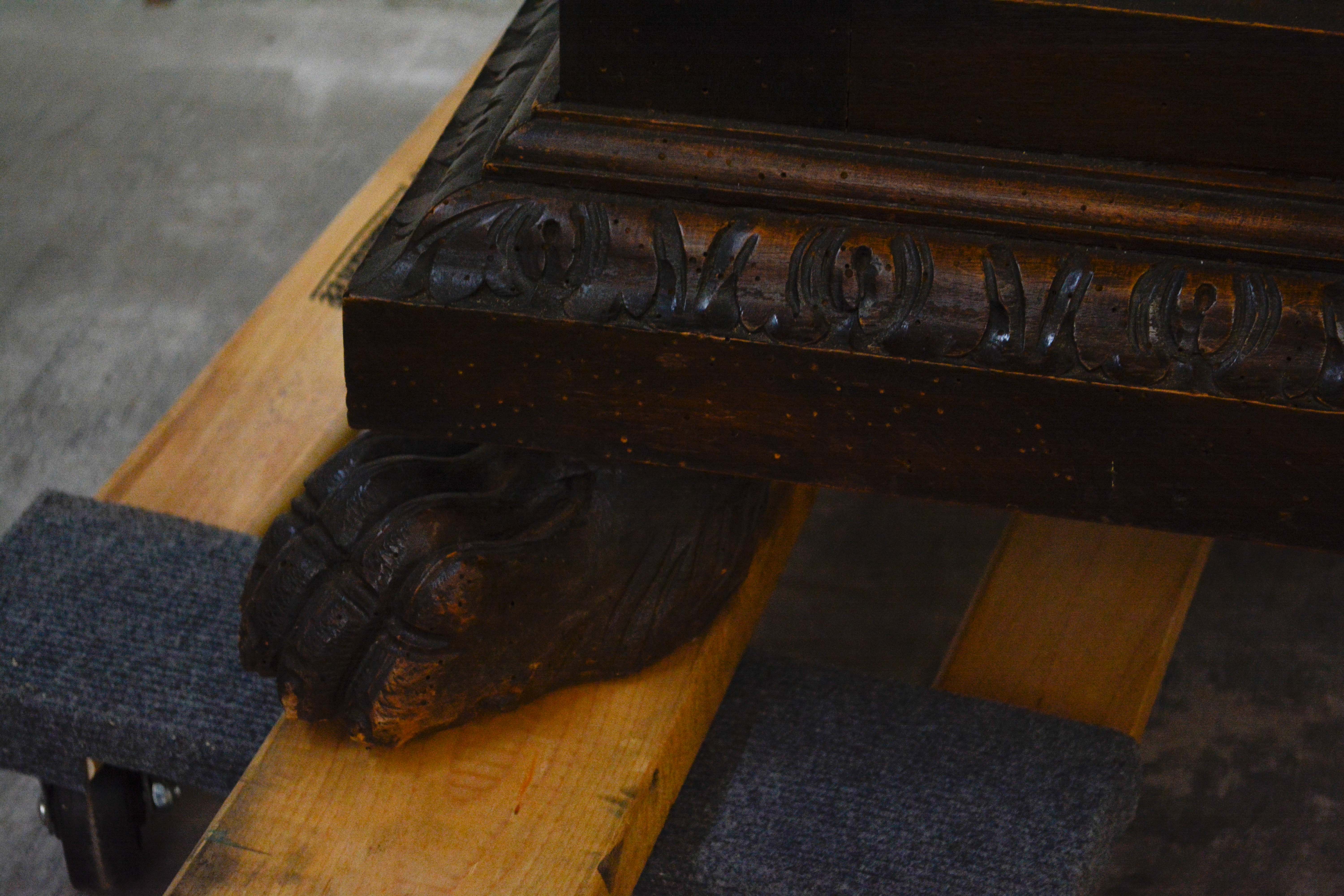 Renaissance Revival Style Carved Walnut Sideboard, Mid 19th Century