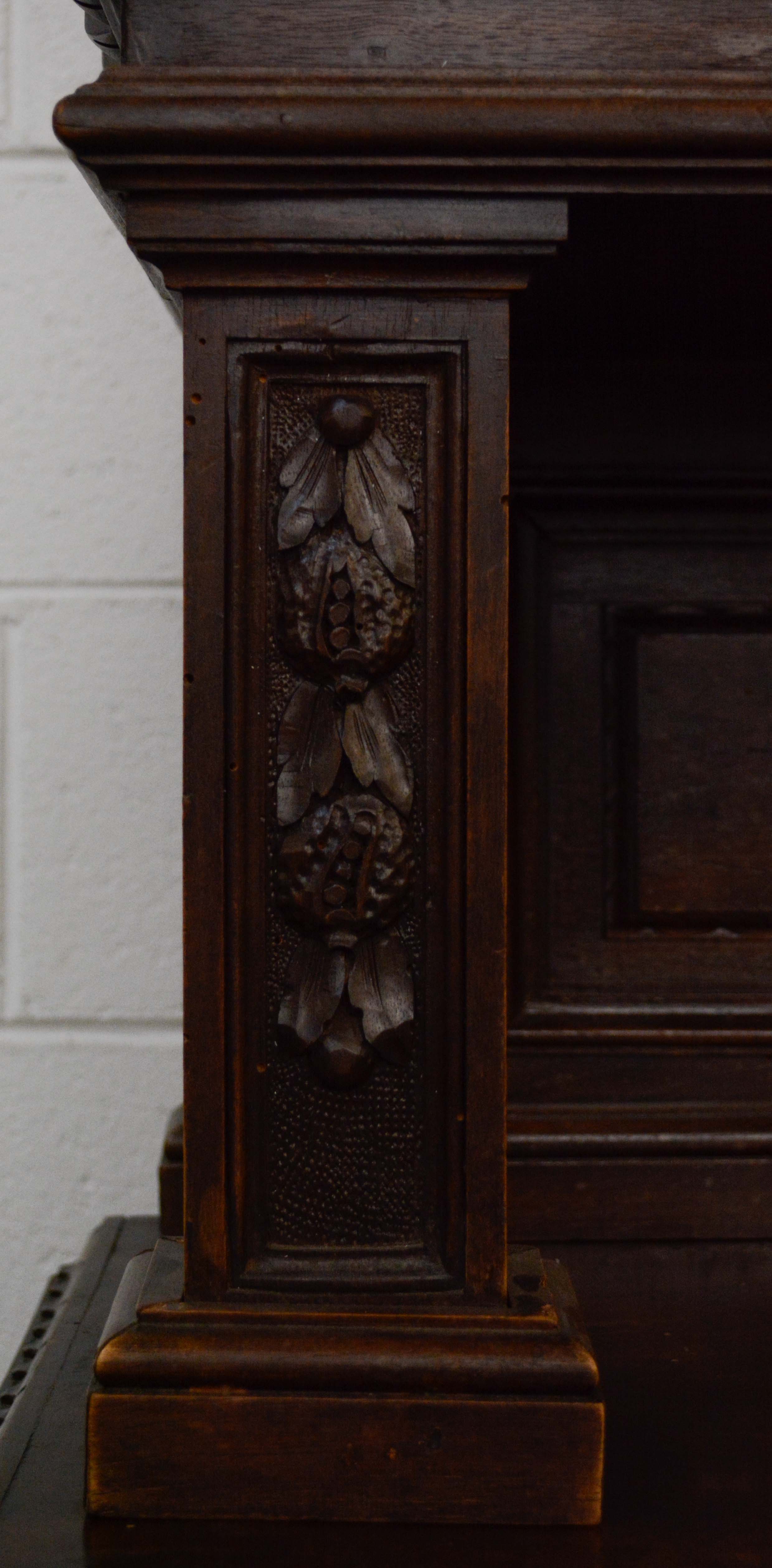 Renaissance Revival Style Carved Walnut Sideboard, Mid 19th Century