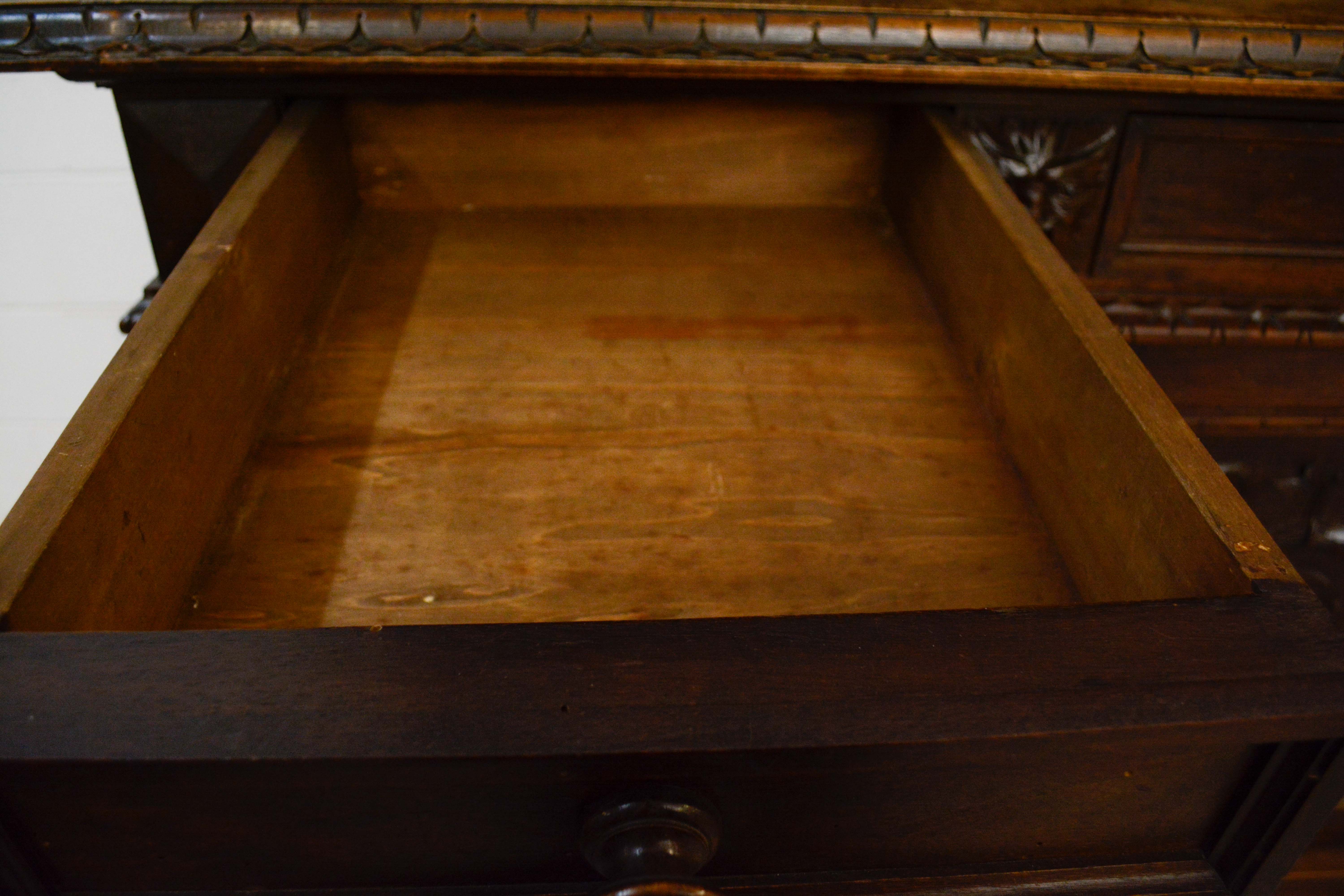 Renaissance Revival Style Carved Walnut Sideboard, Mid 19th Century