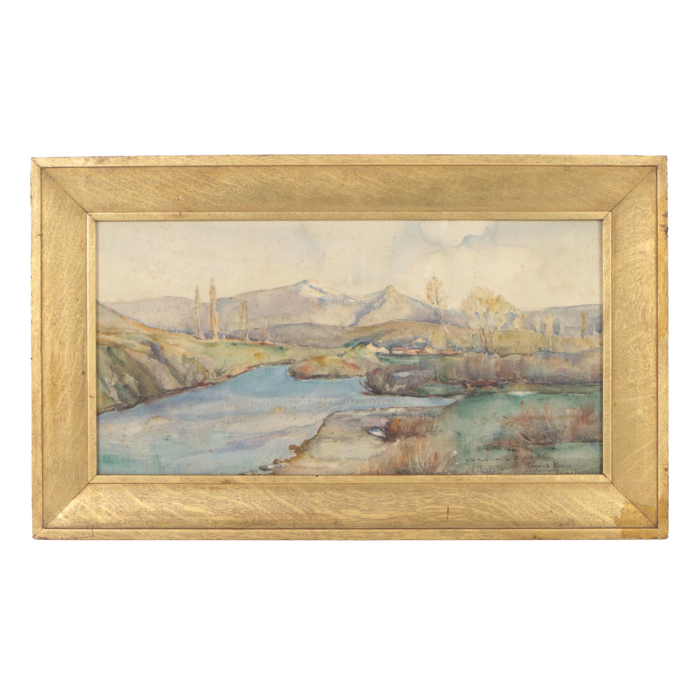 Elizabeth Nourse Watercolor Painting