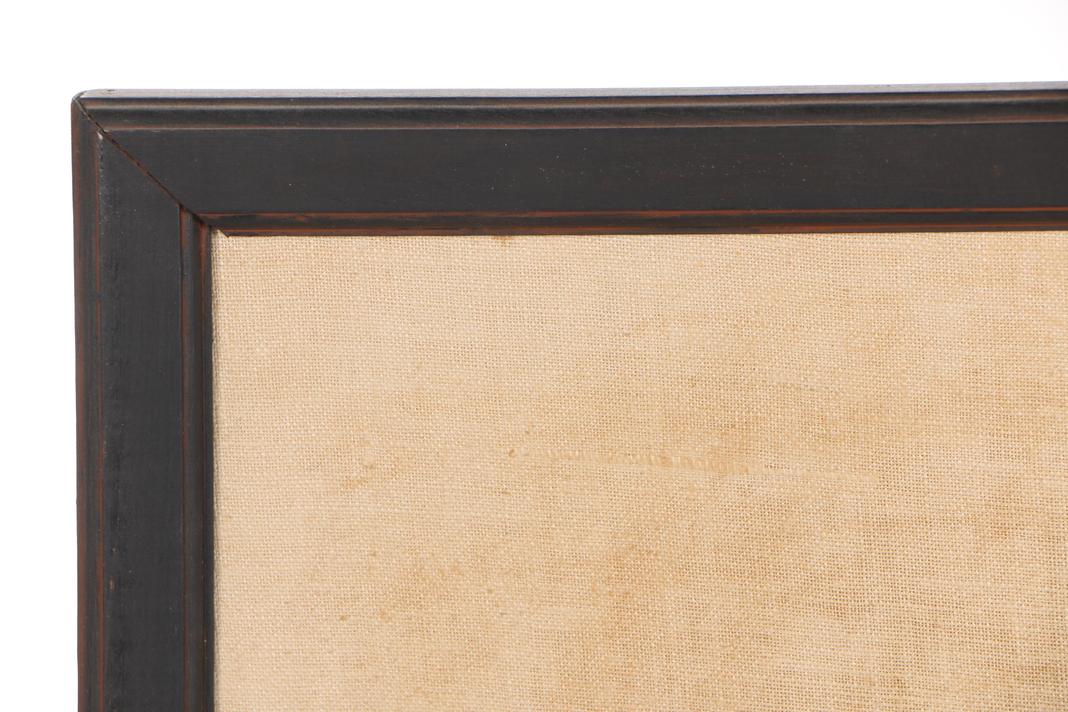 Crewel Work Floral Wall Hanging