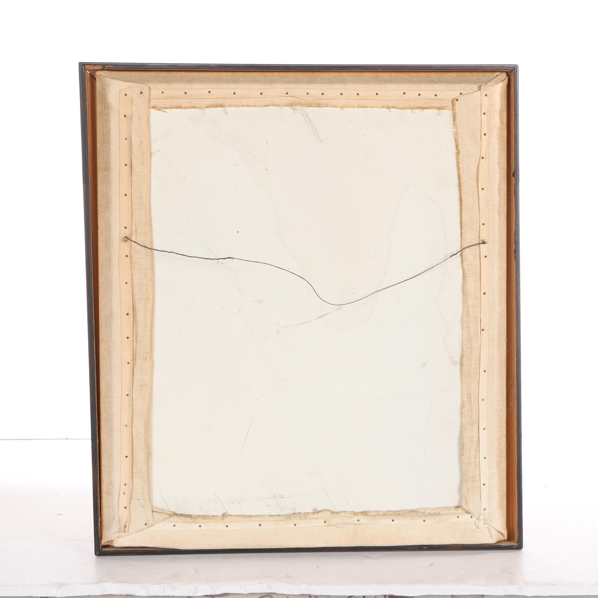 Crewel Work Floral Wall Hanging