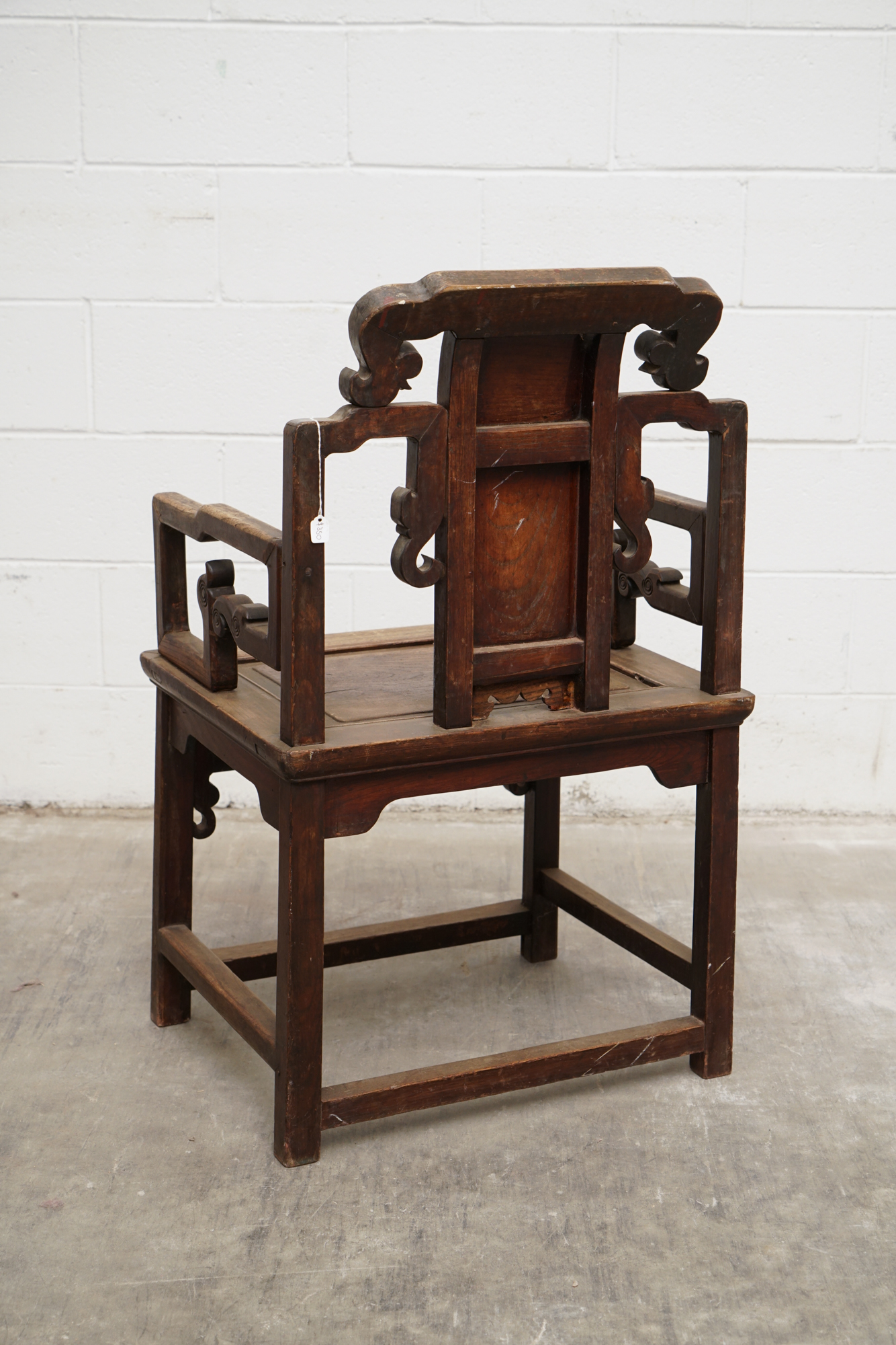 Chinese Qing Style Elm Chairs, 19th Century