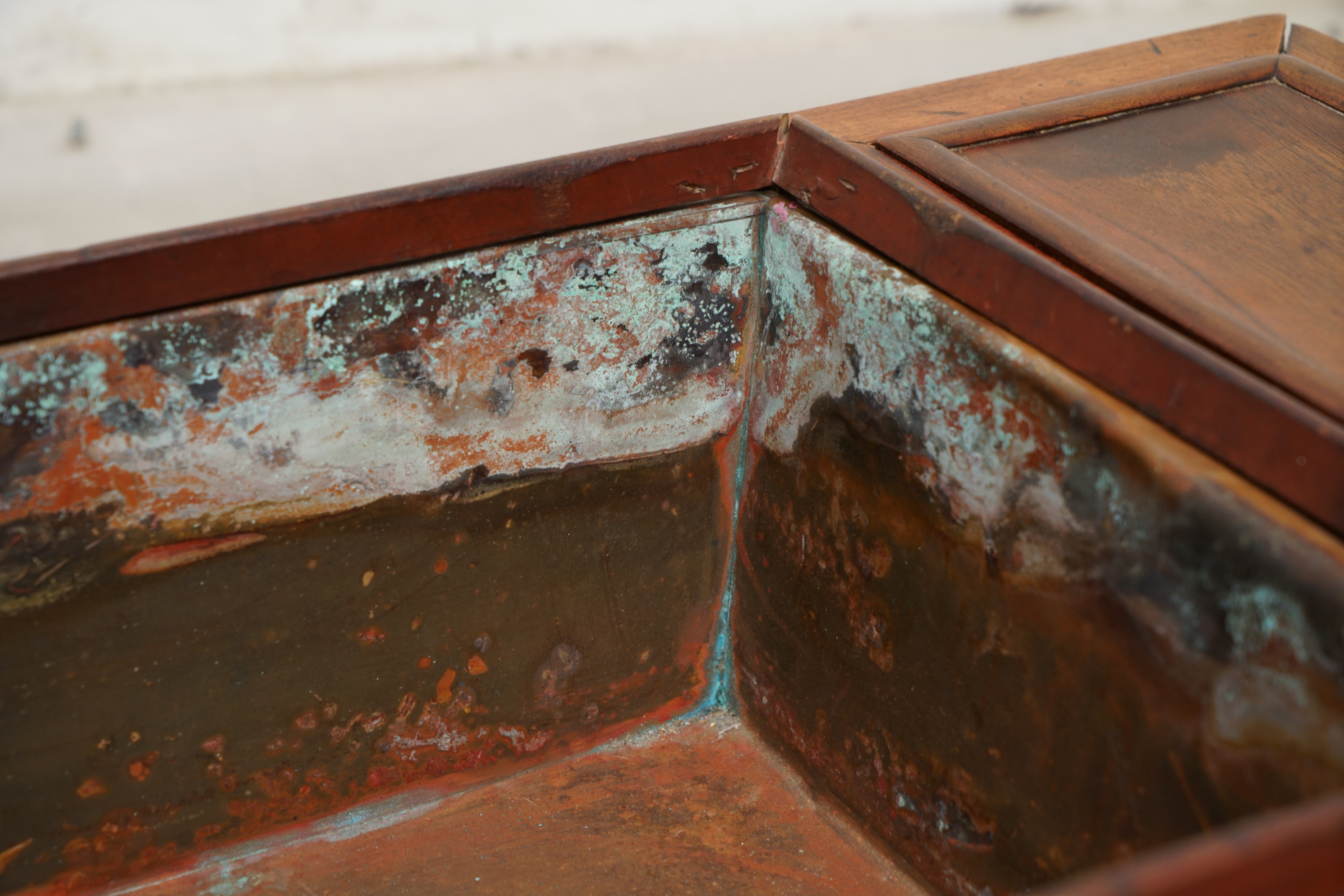 Japanese Elm Hibachi Brazier, Late 19th/Early 20th Century