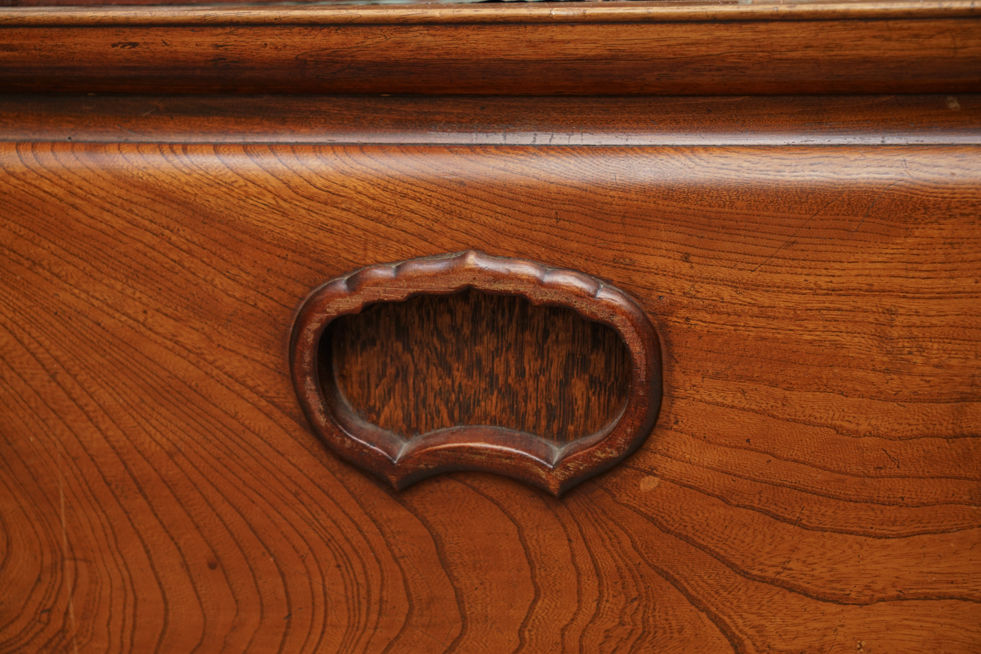 Japanese Elm Hibachi Brazier, Late 19th/Early 20th Century