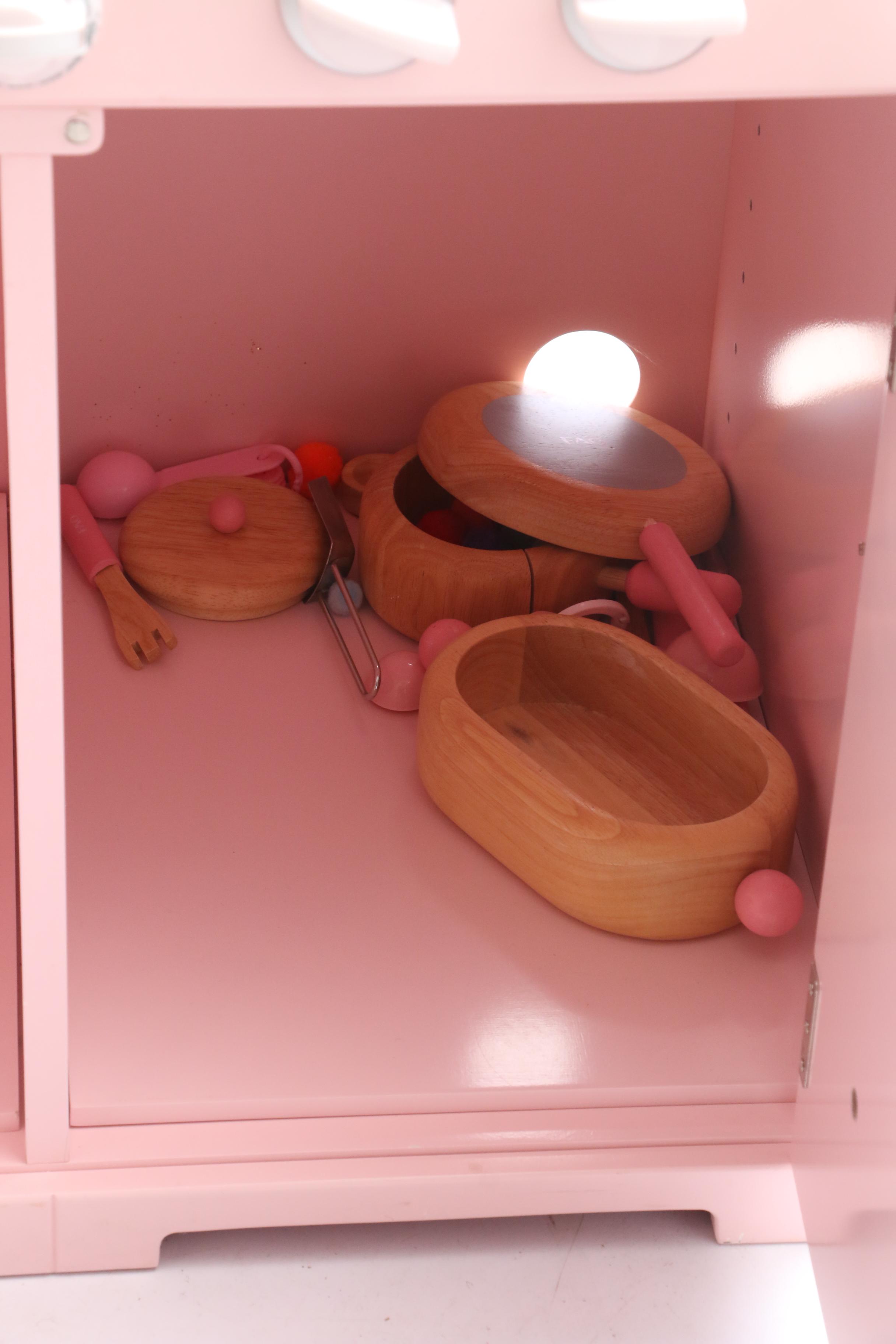 Pink Modern Play Kitchen