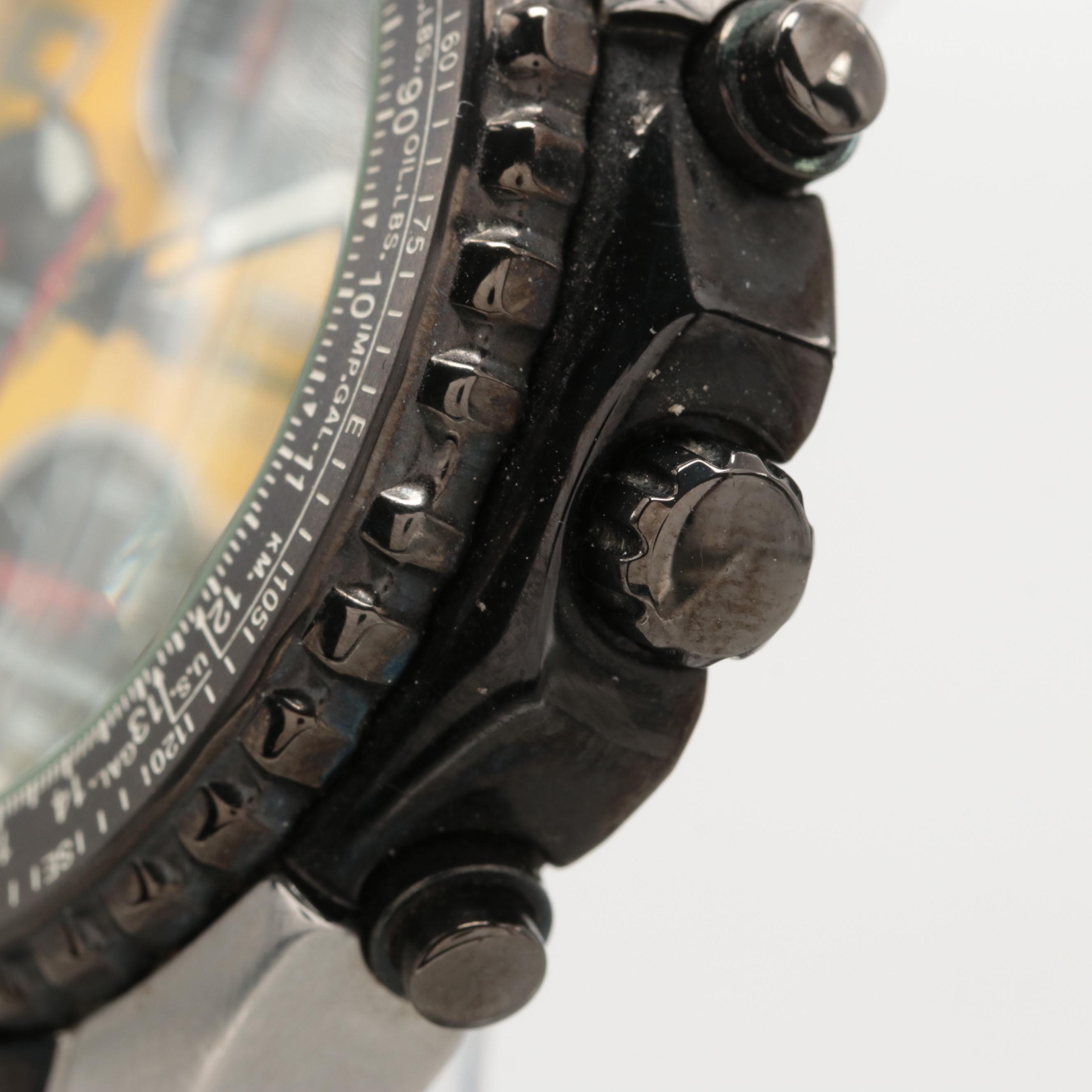 Pulsar Stainless Steel Chrono Alarm Date Watch