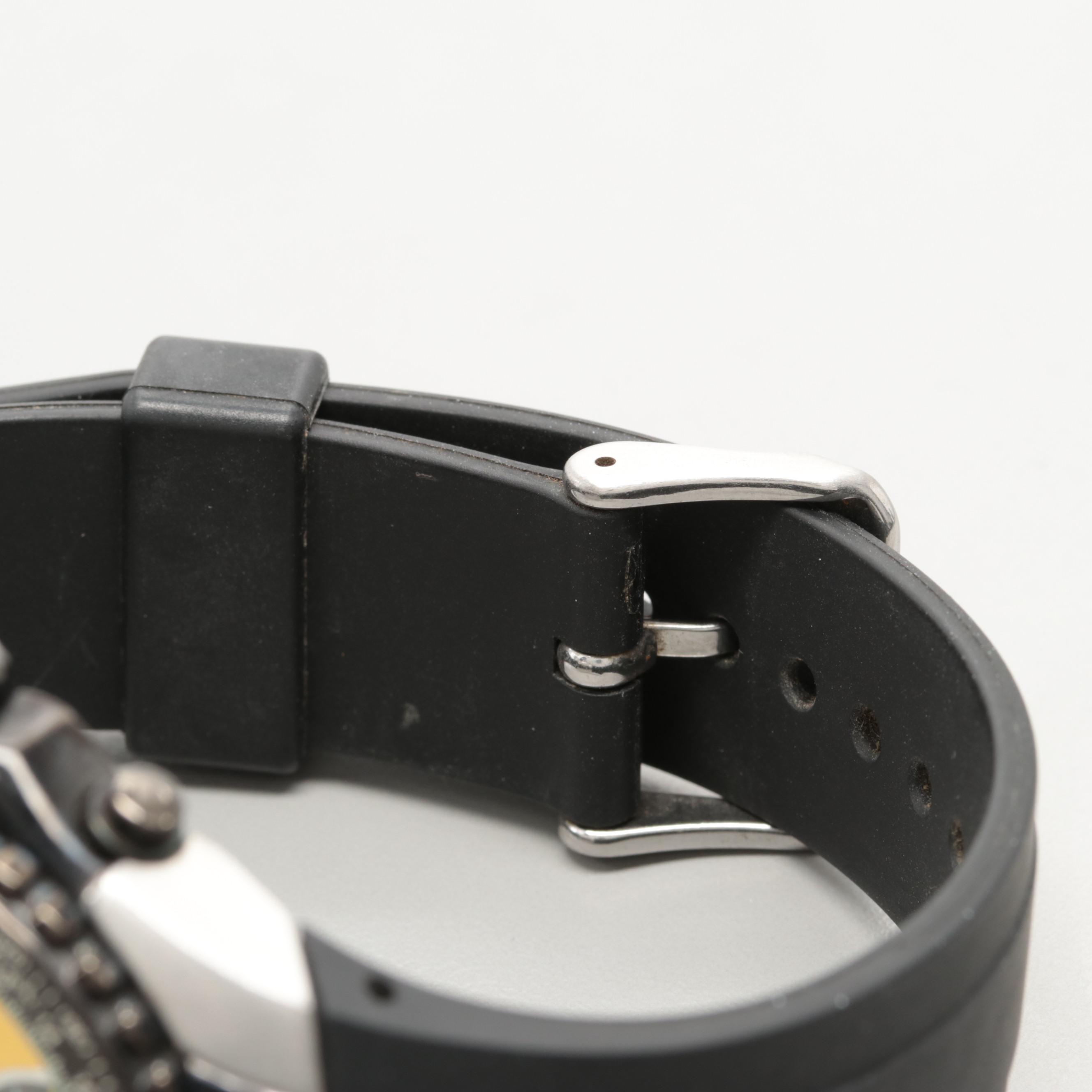 Pulsar Stainless Steel Chrono Alarm Date Watch