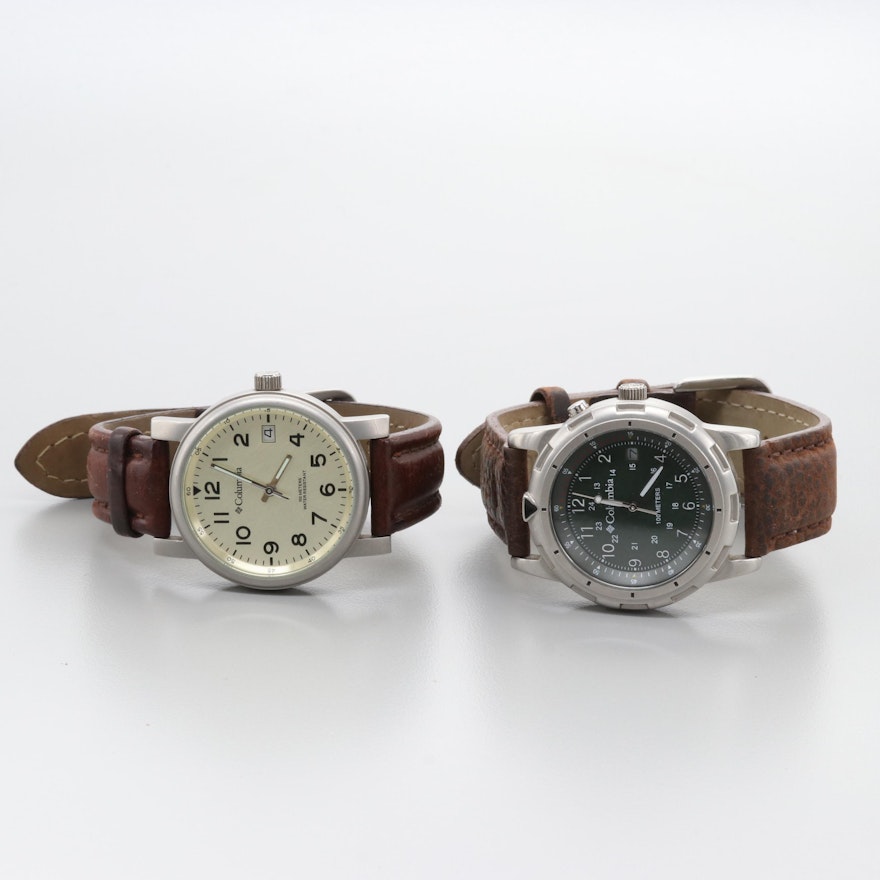 Columbia Model CL-7246 and Model CL-7269 Quartz Wristwatches