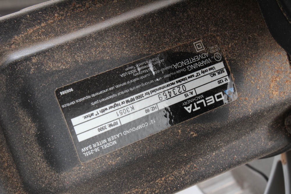 Delta Compound Laser Miter Saw with Stand