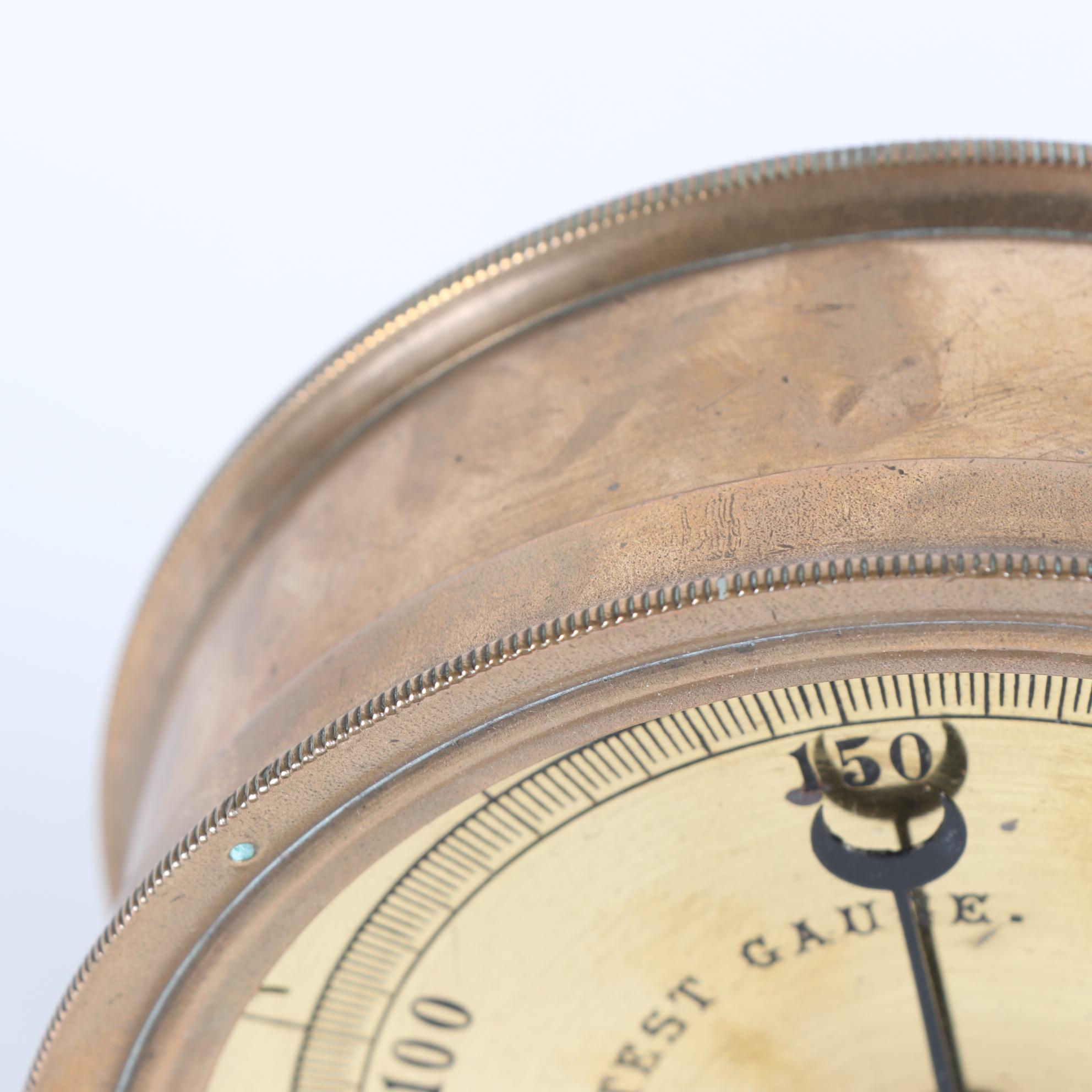 Maritime American S.G. & V. Mfg. Co. Bourdon Tube Pressure Gauge