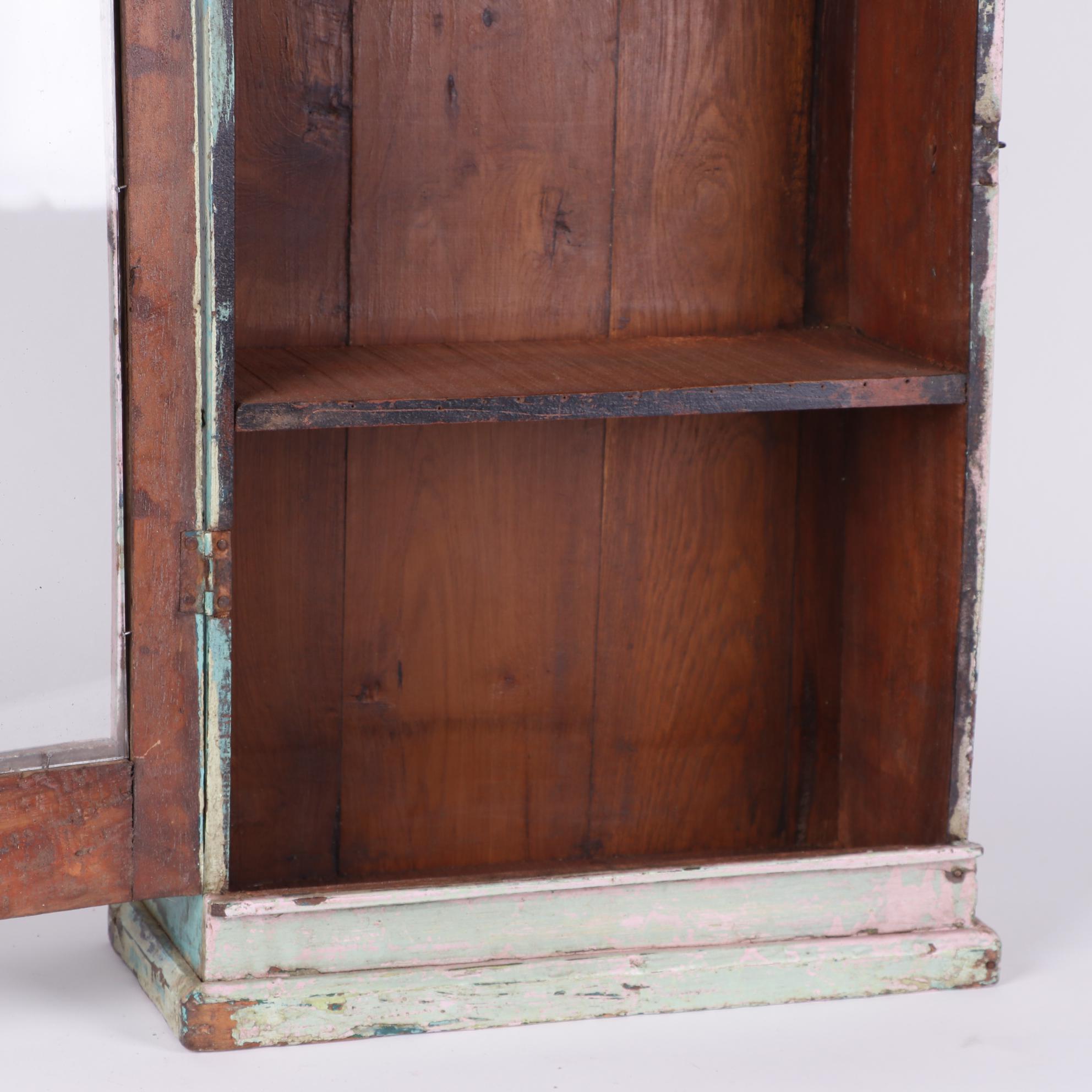 Painted Wood Hanging Cabinet, Early/Mid 20th Century