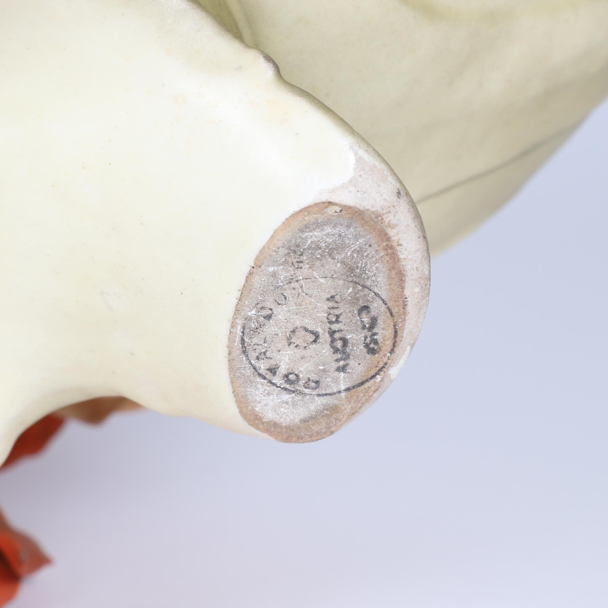 Royal Dux Art Nouveau Poppy Console Bowl, Early 20th Century