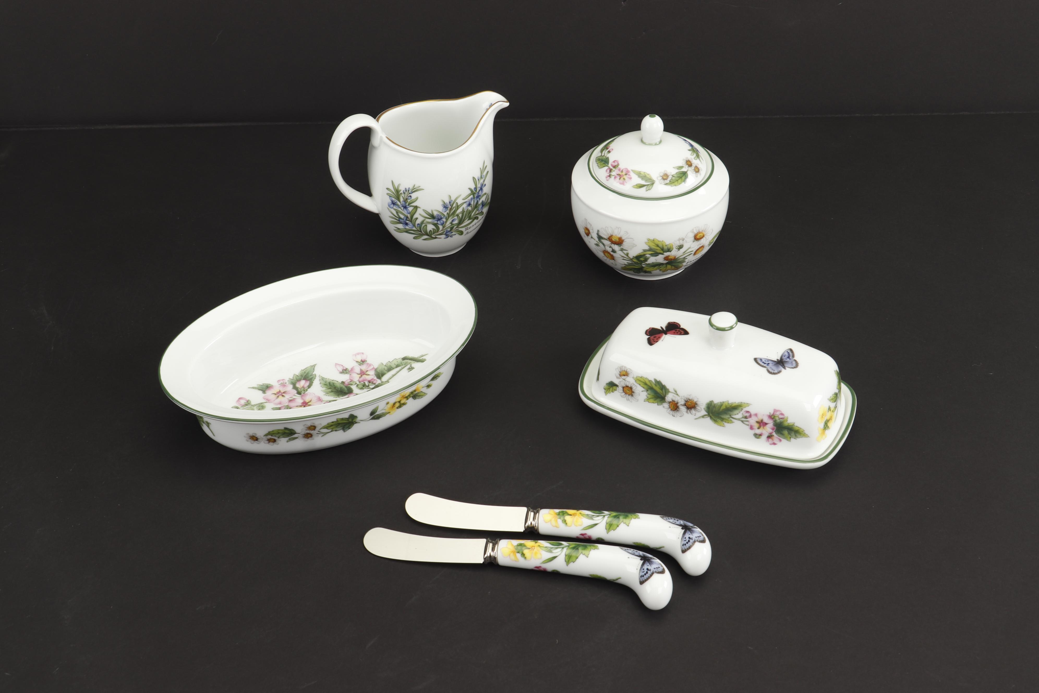 Royal Worcester "Worcester Herbs" Porcelain Serveware