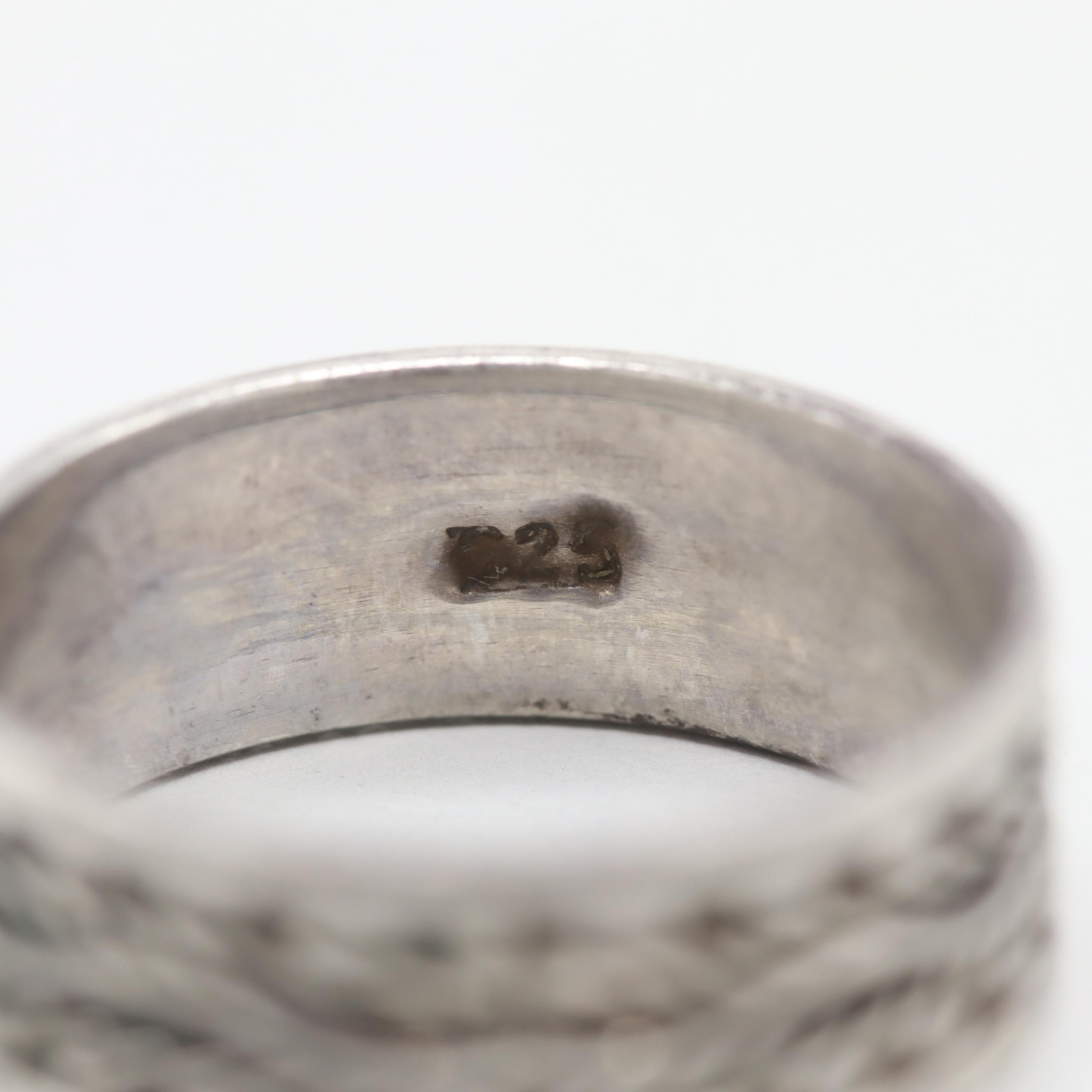 Sterling Silver Textured Ring