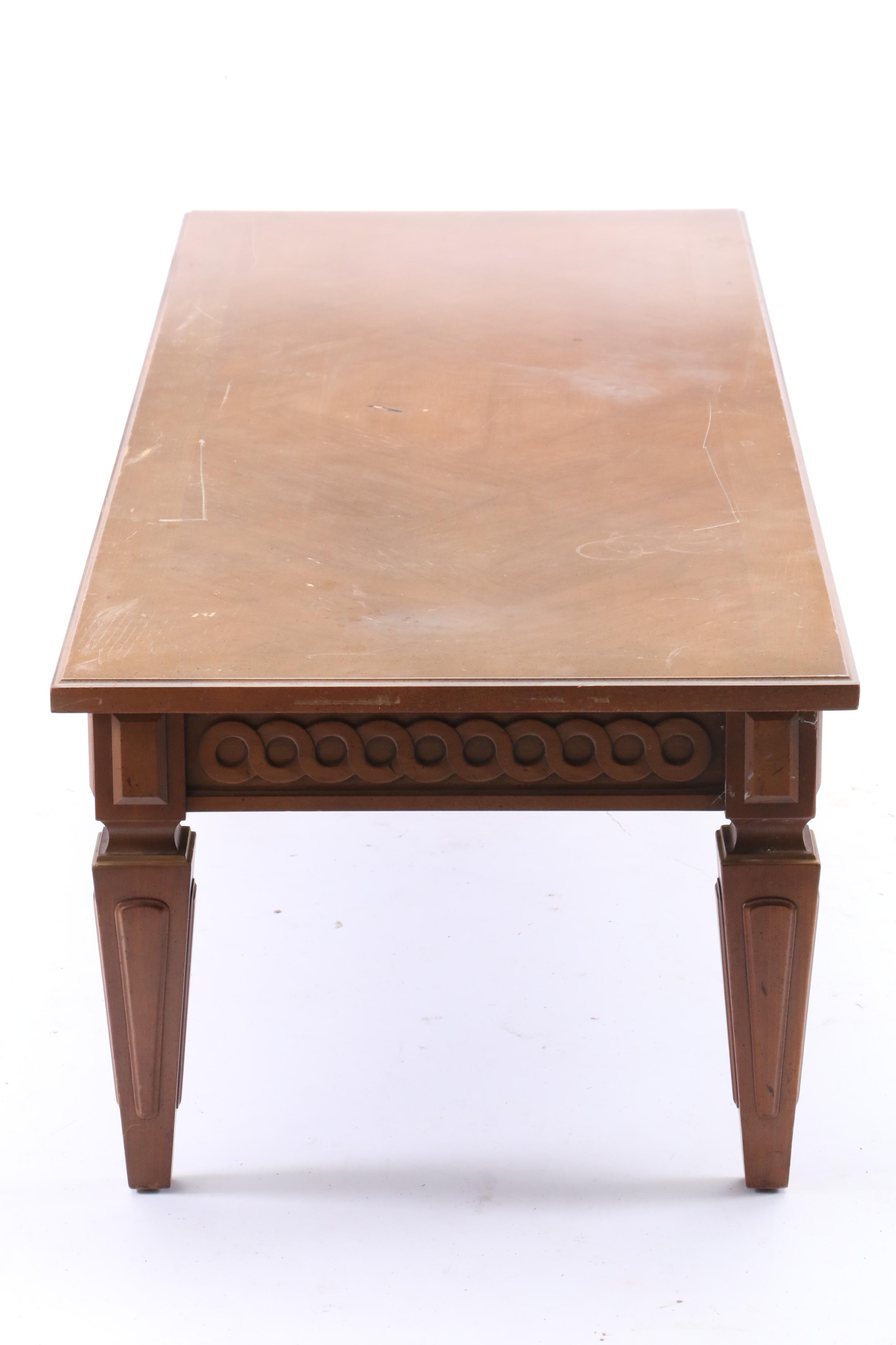 Vintage Mediterranean-Style Coffee Table