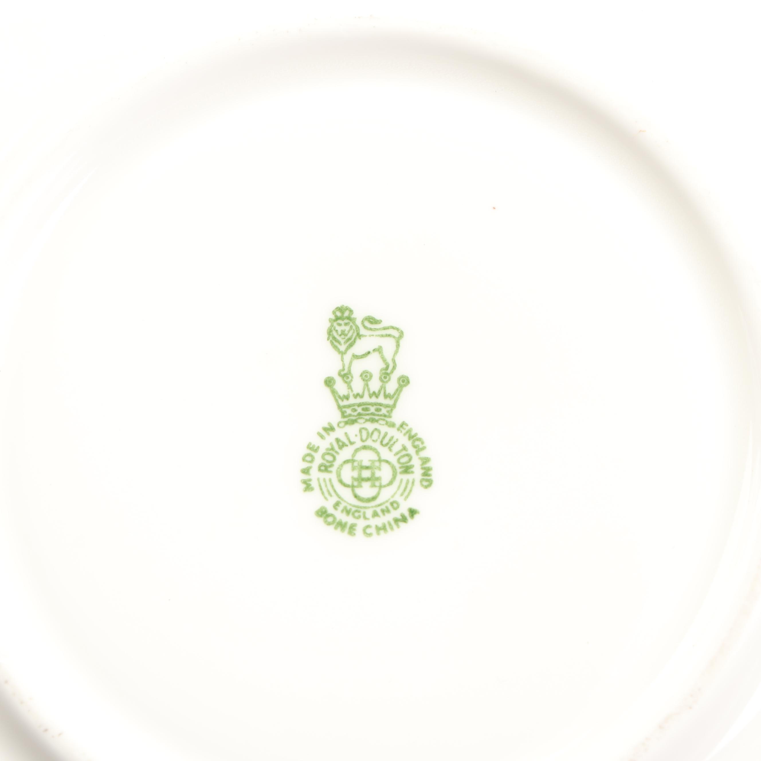 Vintage Royal Doulton "Lloyd's of London" Bone China Cups and Saucers