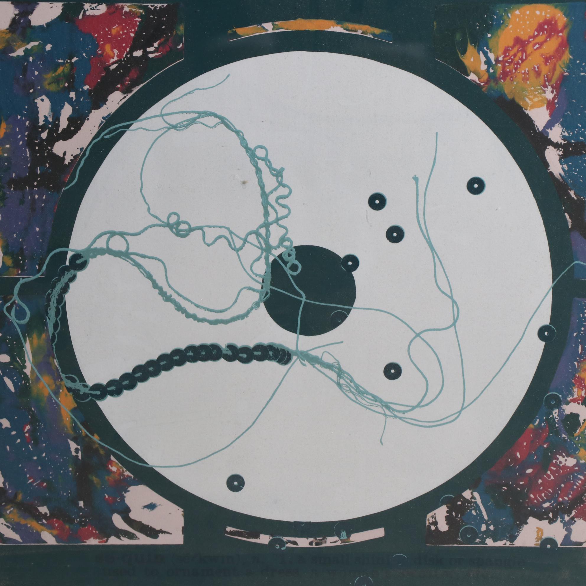 Steven J. Bernstein Limited Edition Serigraph "Sequins in Green"