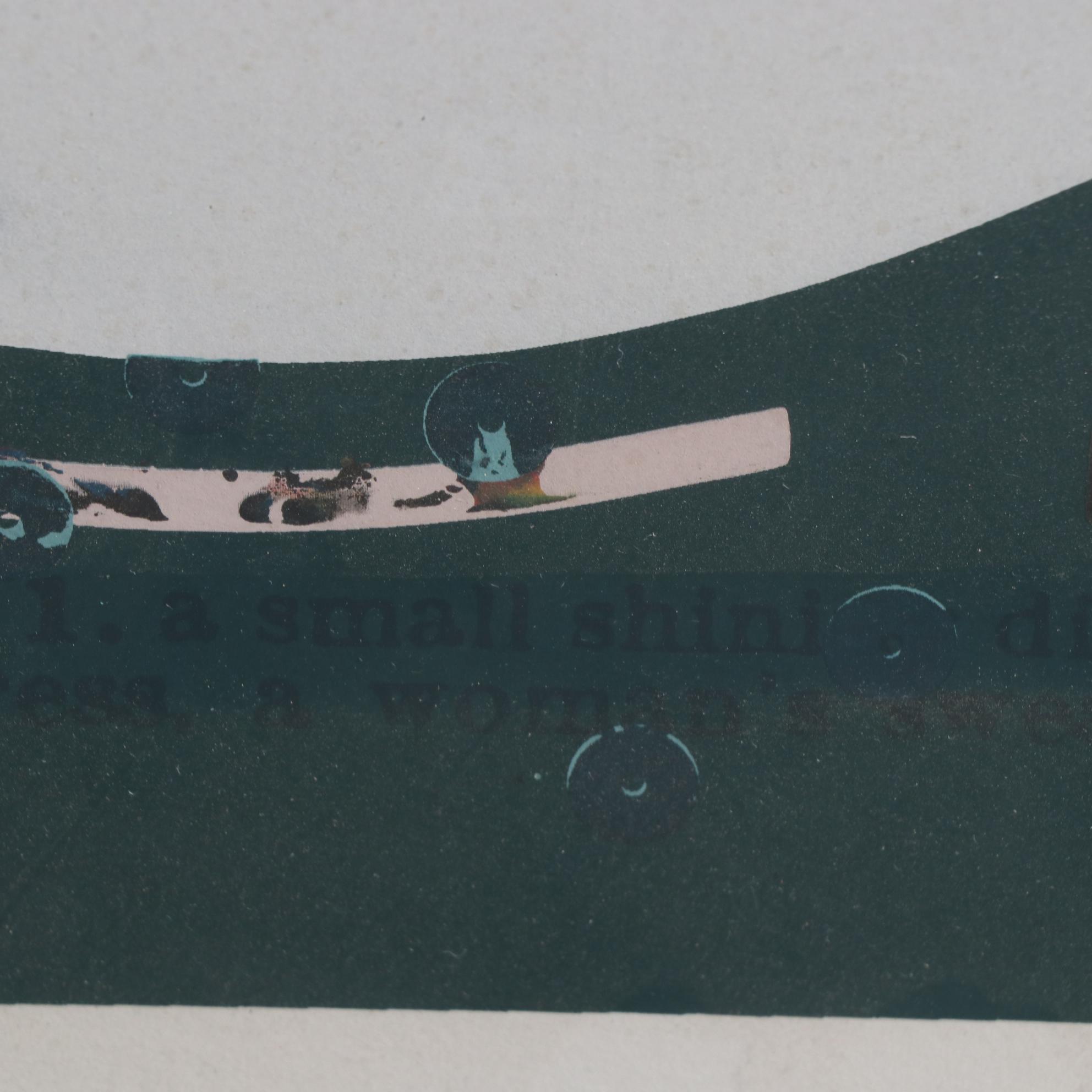 Steven J. Bernstein Limited Edition Serigraph "Sequins in Green"