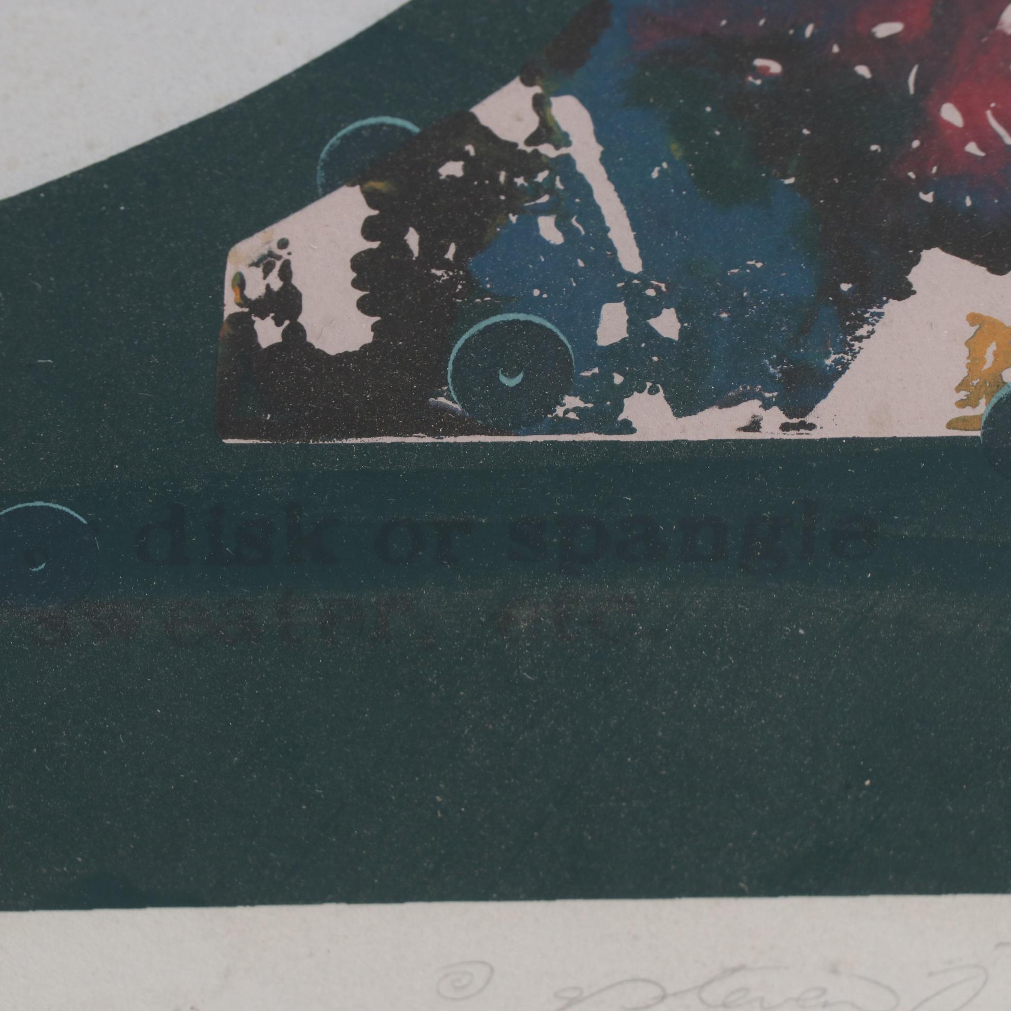 Steven J. Bernstein Limited Edition Serigraph "Sequins in Green"