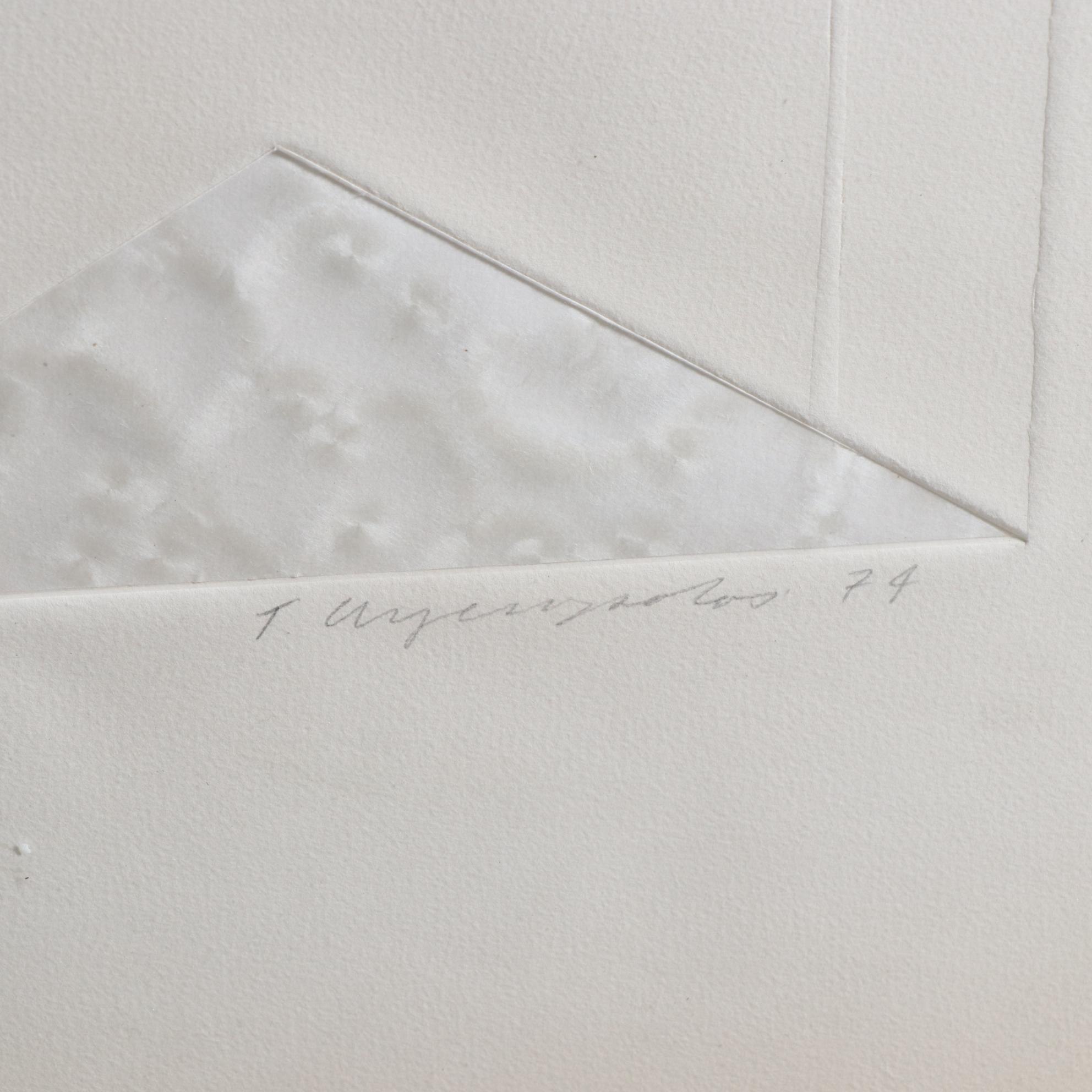 Limited Edition Embossed Print "White on White #7"