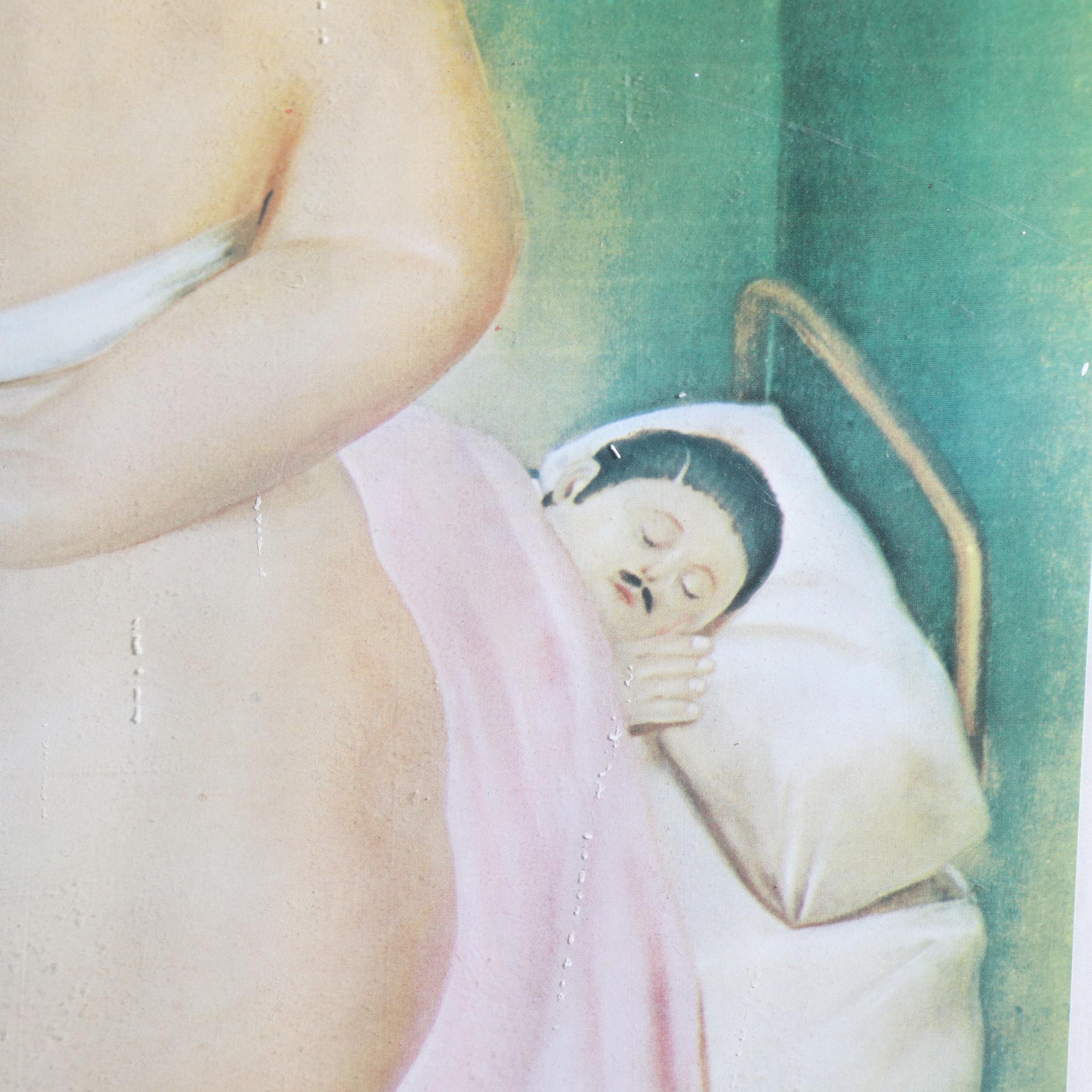 1980 Norwegian Fernando Botero Exhibition Poster "The Morning After"