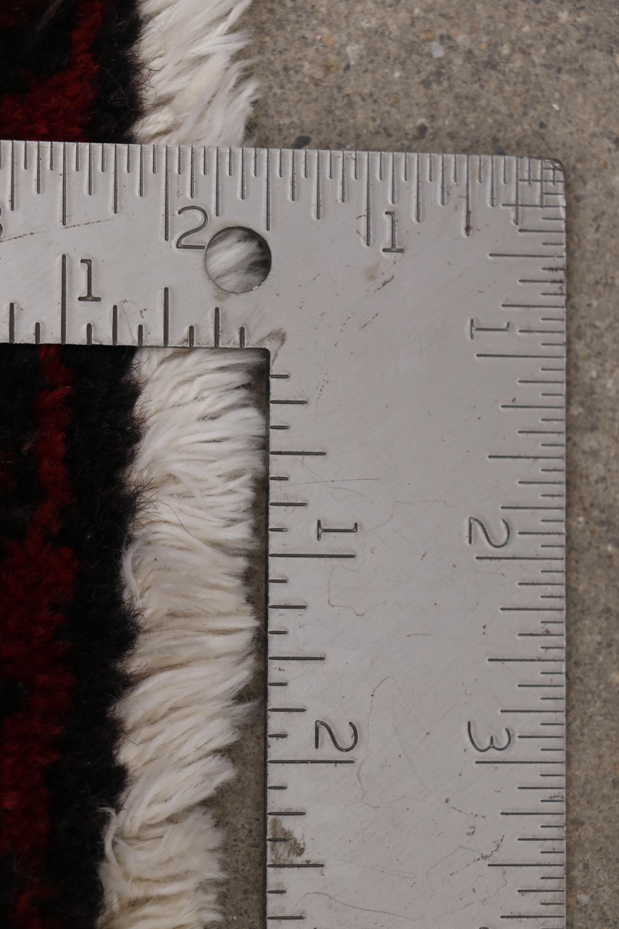 Hand-Knotted Persian Bokhara Wool Floor Mat