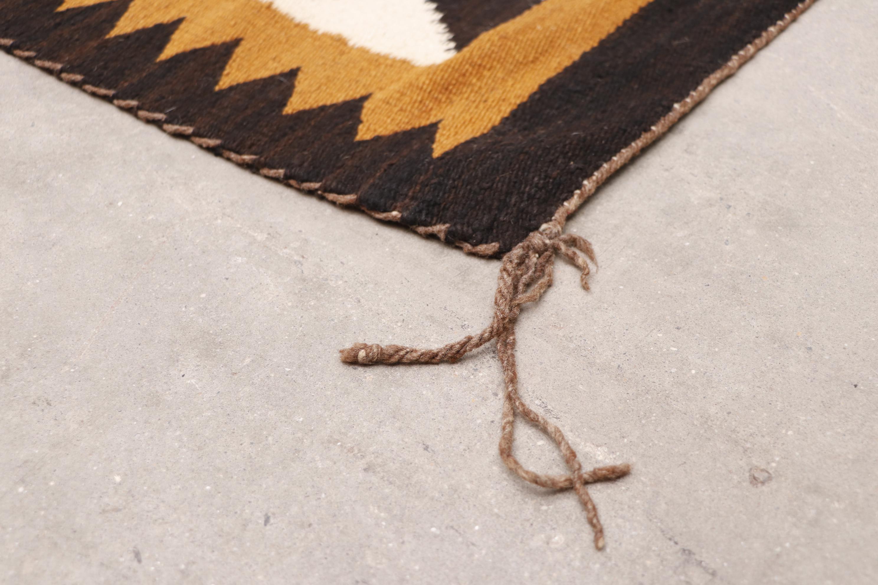 Eastern Reservation Navajo Rug, Circa 1960