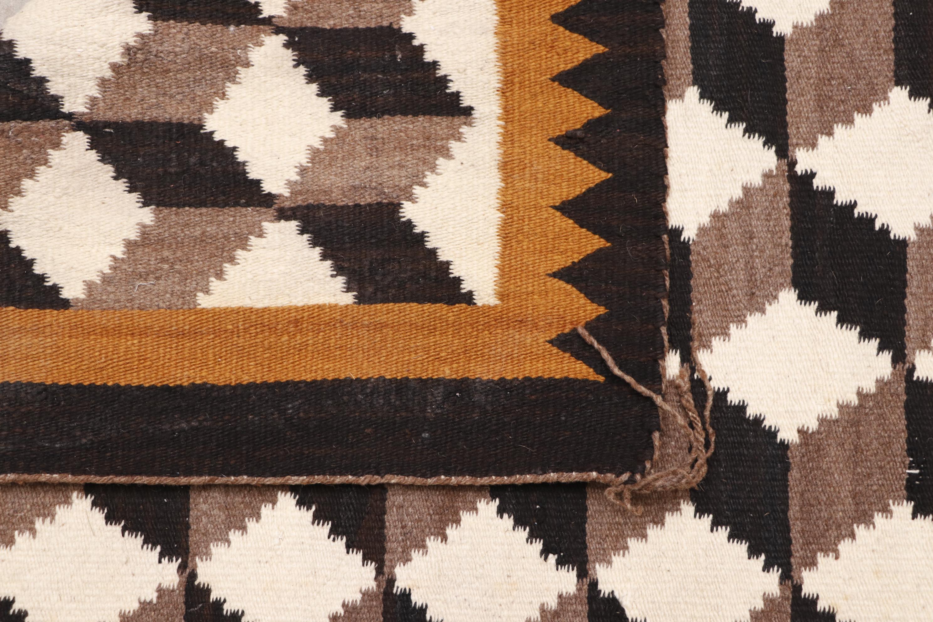 Eastern Reservation Navajo Rug, Circa 1960