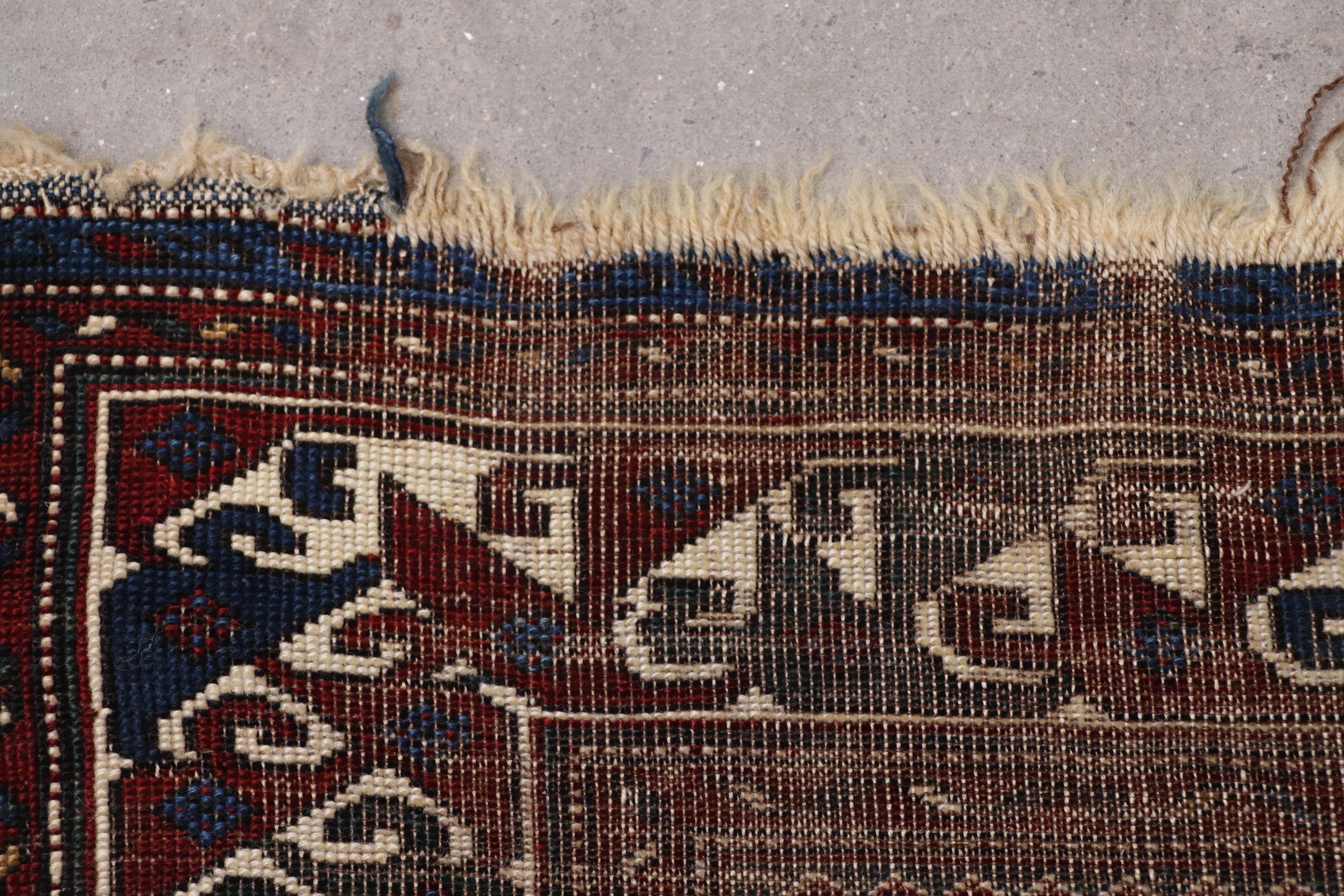 Hand-Knotted Caucasian Shirvan Wool Rug