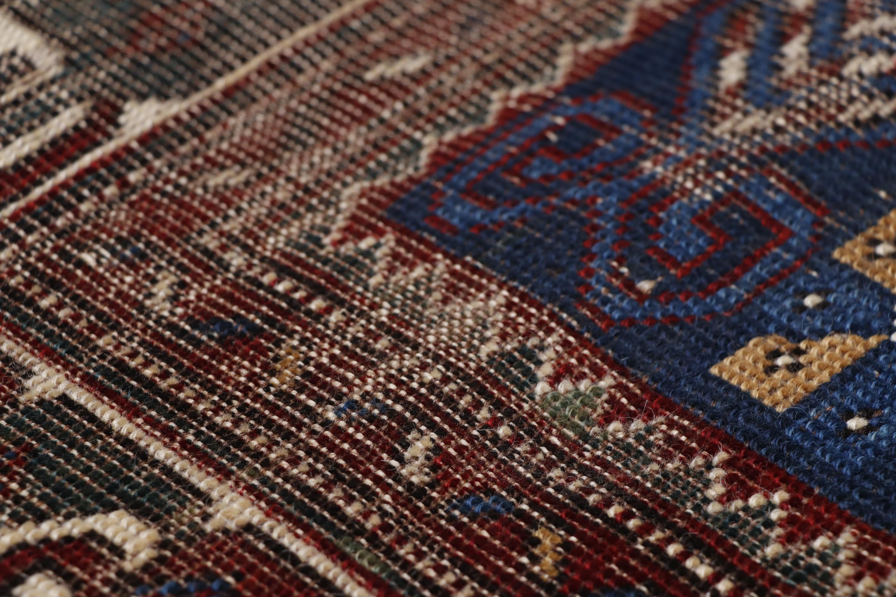 Hand-Knotted Caucasian Shirvan Wool Rug
