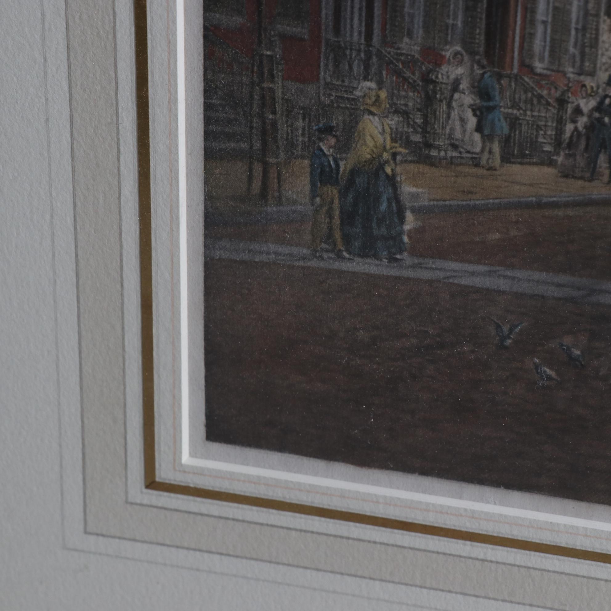 Hand-Colored Lithographs and Etching