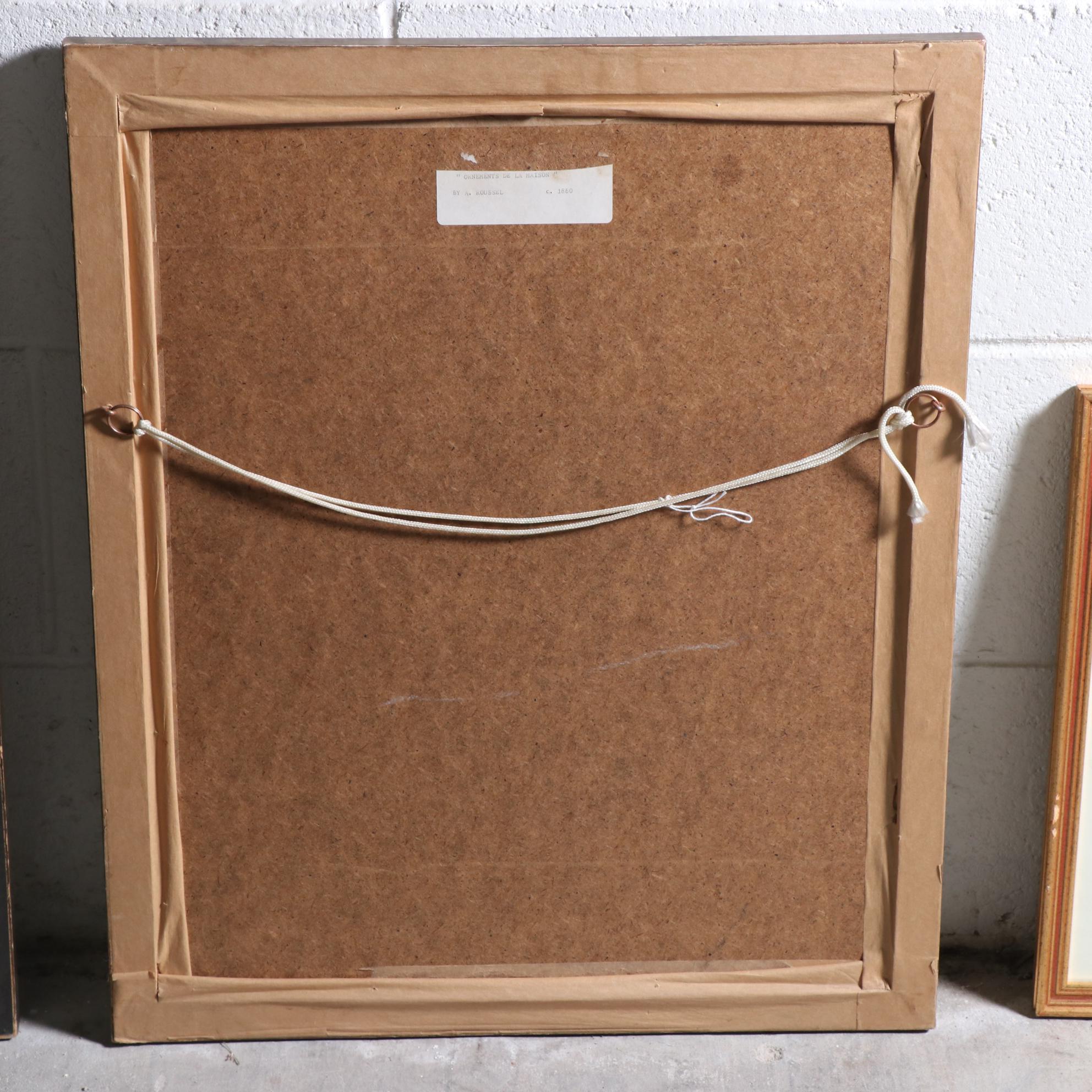 Hand-Colored Lithographs and Etching