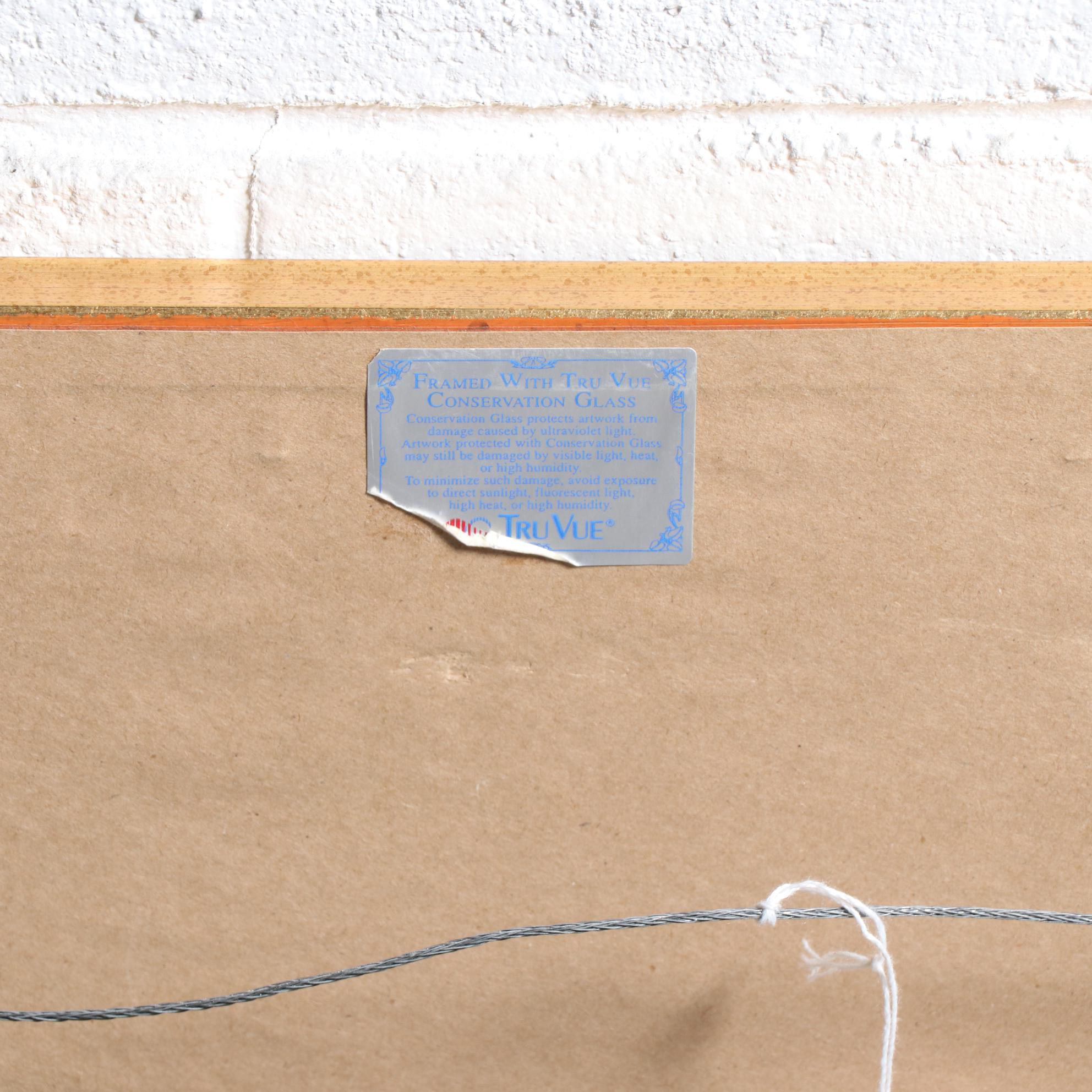 Hand-Colored Lithographs and Etching