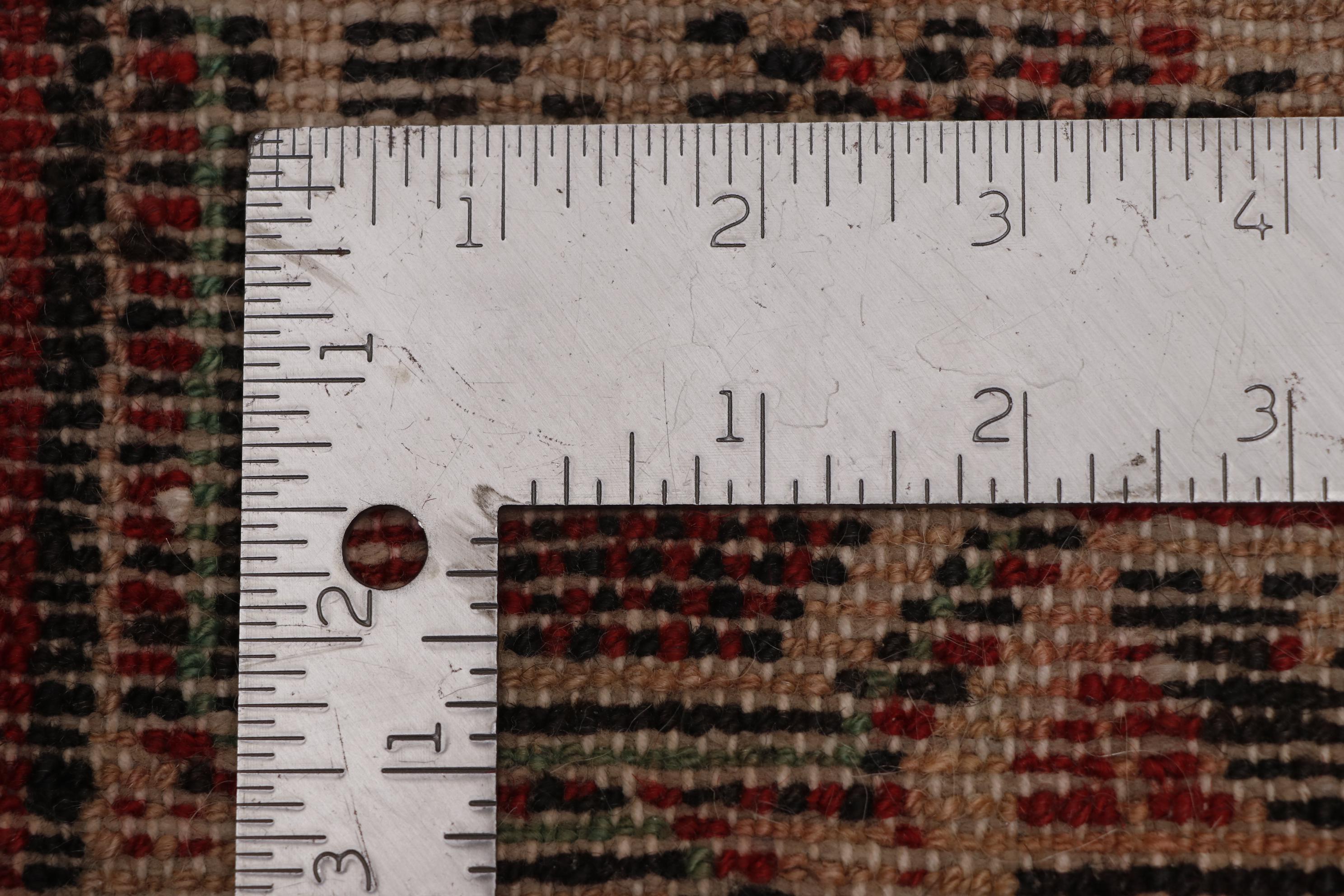 Hand-Knotted Persian Hamadan Wool Runner