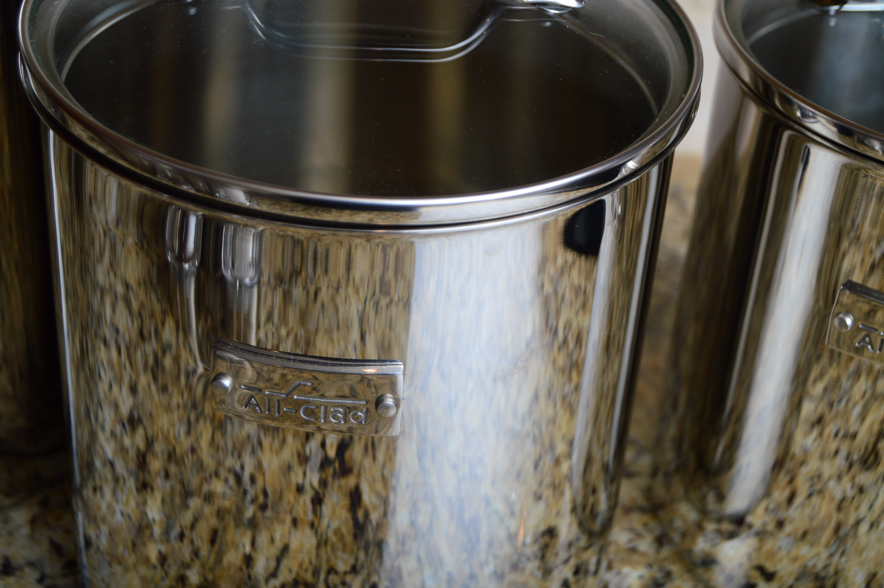 All-Clad Canister Set Plus Chrome Kitchen Essentials