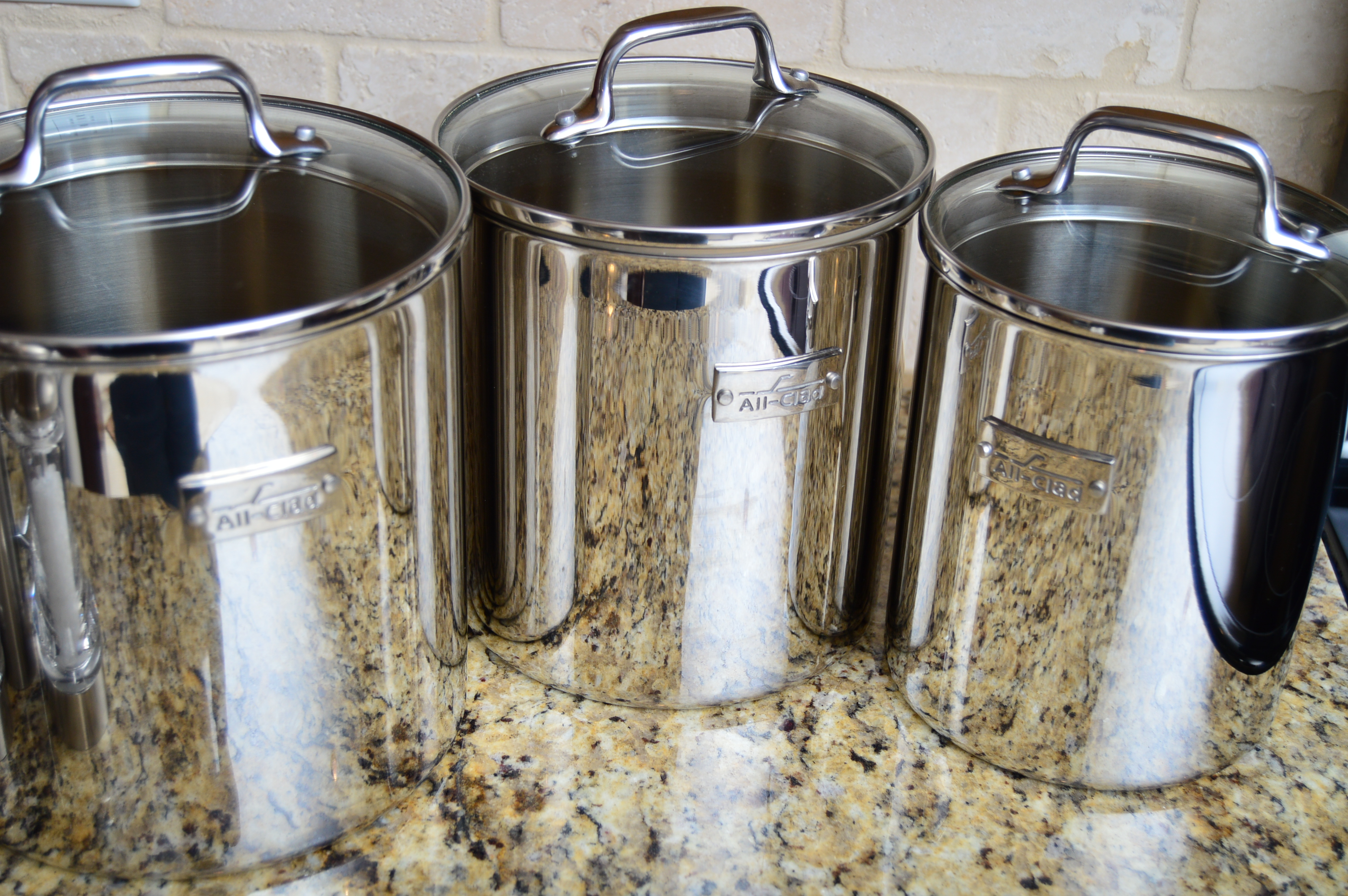All-Clad Canister Set Plus Chrome Kitchen Essentials