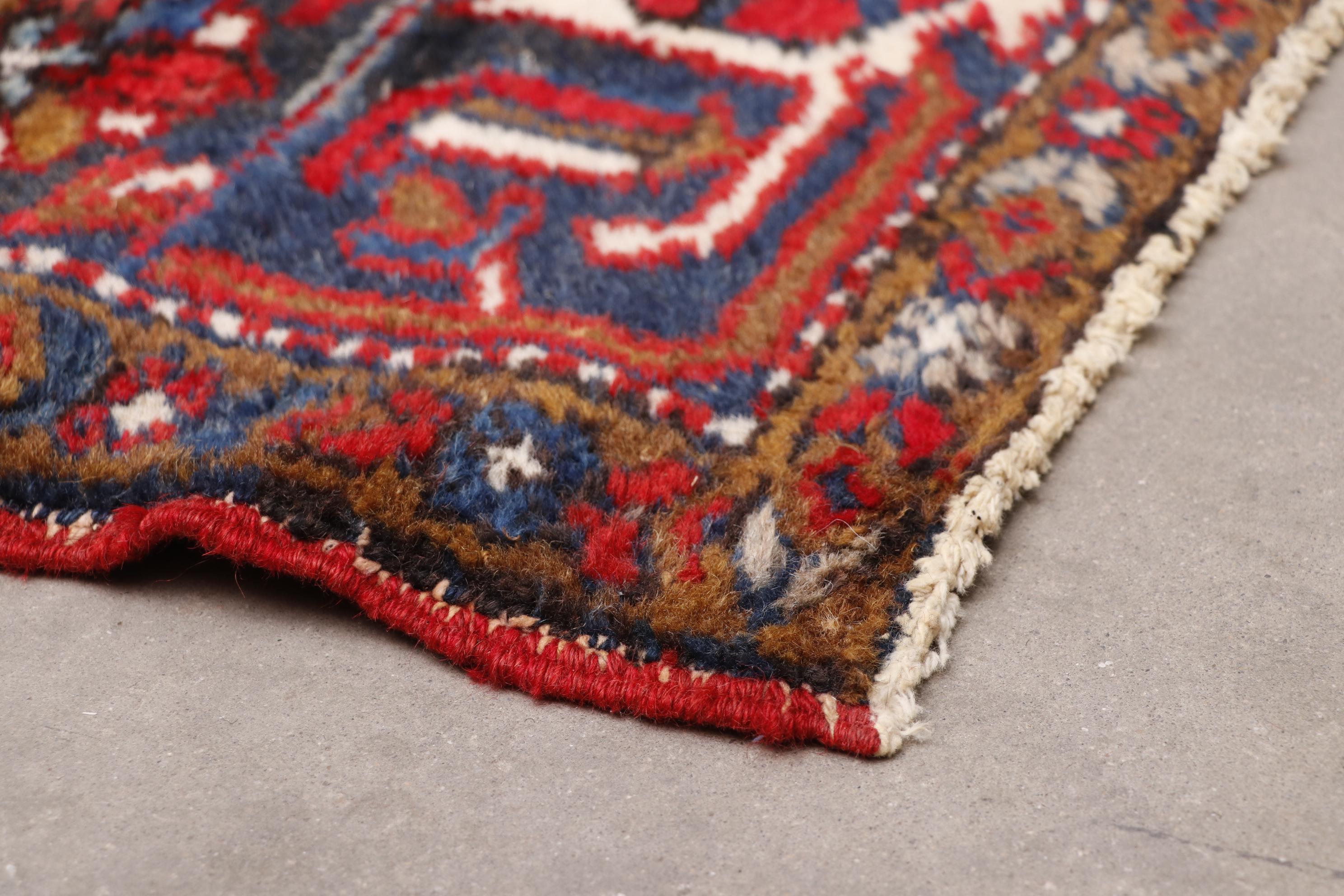 Hand-Knotted Avakian Bros. Persian Heriz Wool Room Sized Rug