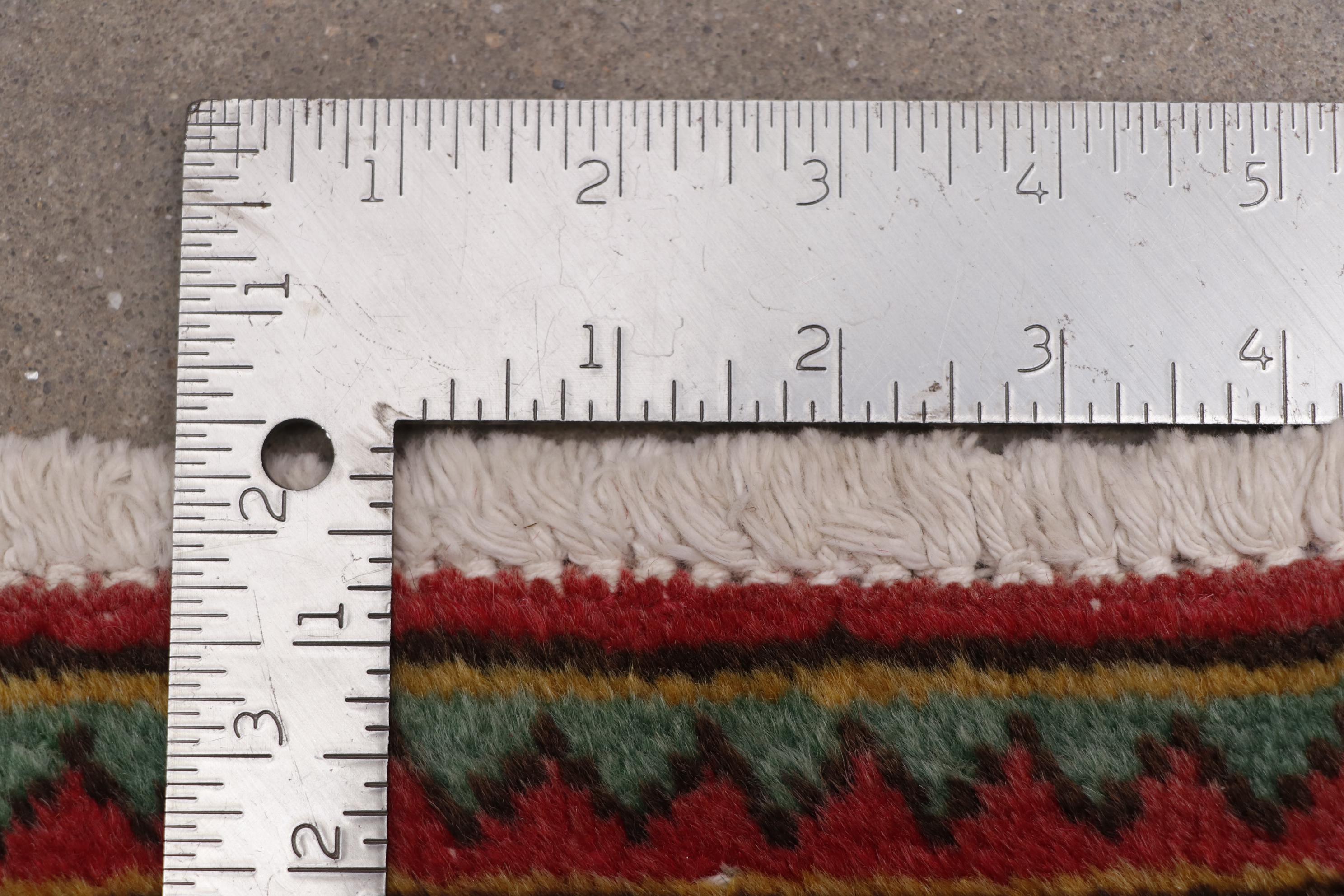 Hand-Knotted Persian Tabriz Wool Room Sized Rug