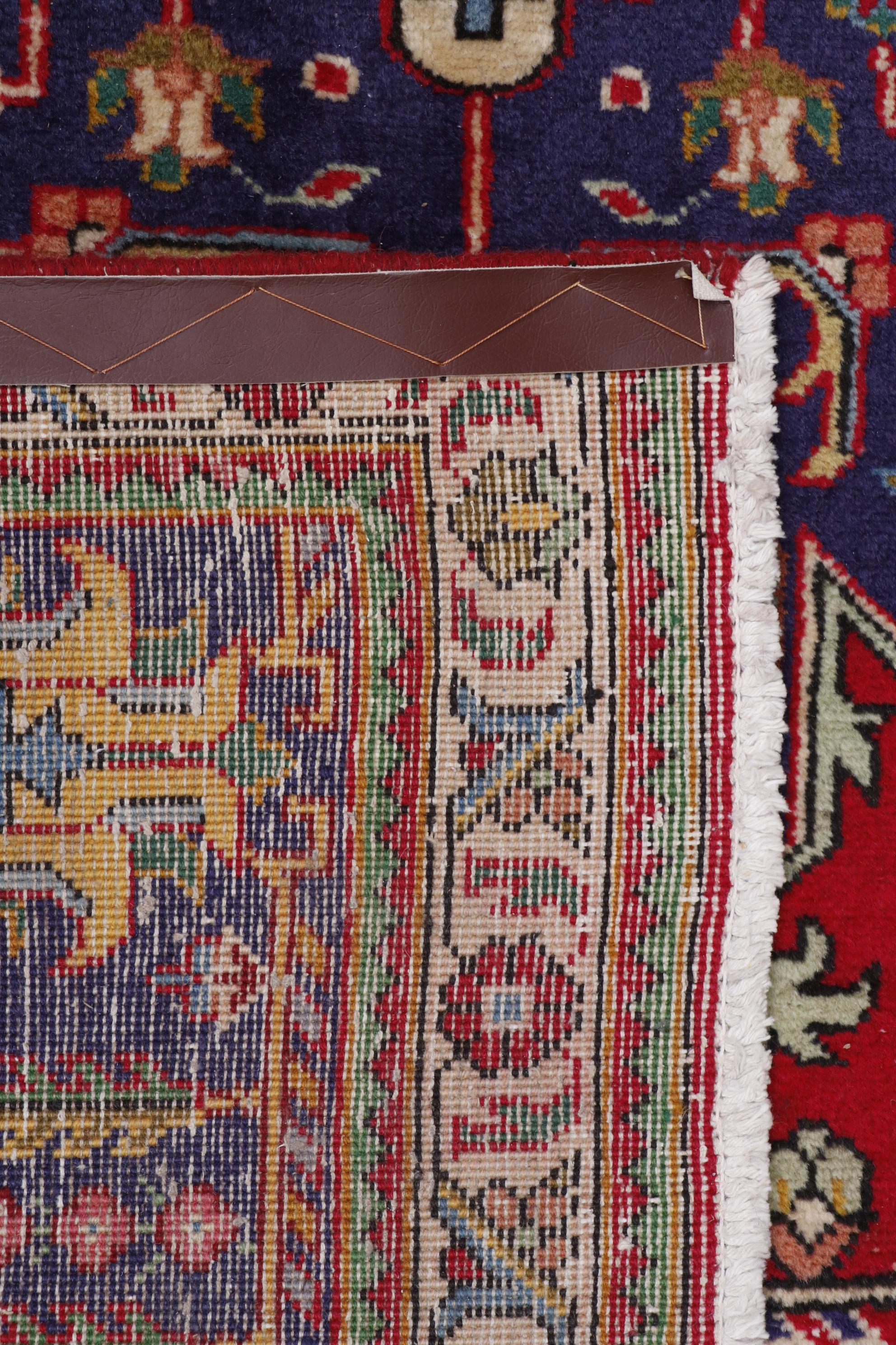 Hand-Knotted Persian Tabriz Wool Room Sized Rug