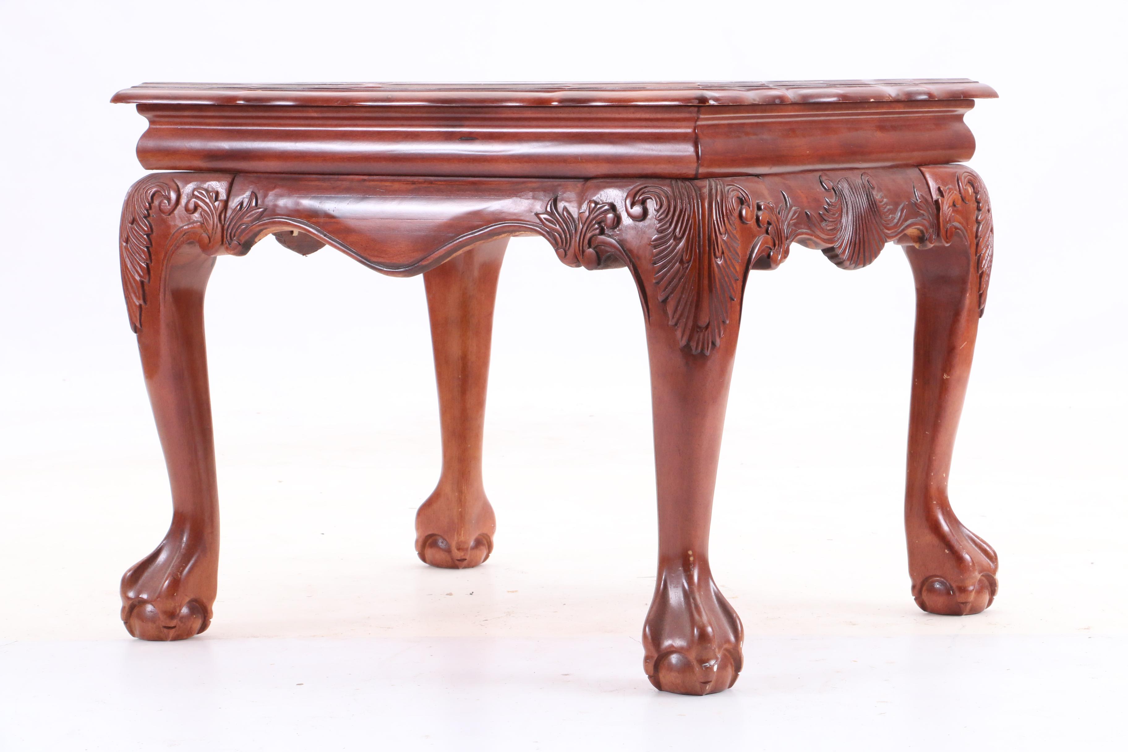 Contemporary Chippendale-Style End Tables