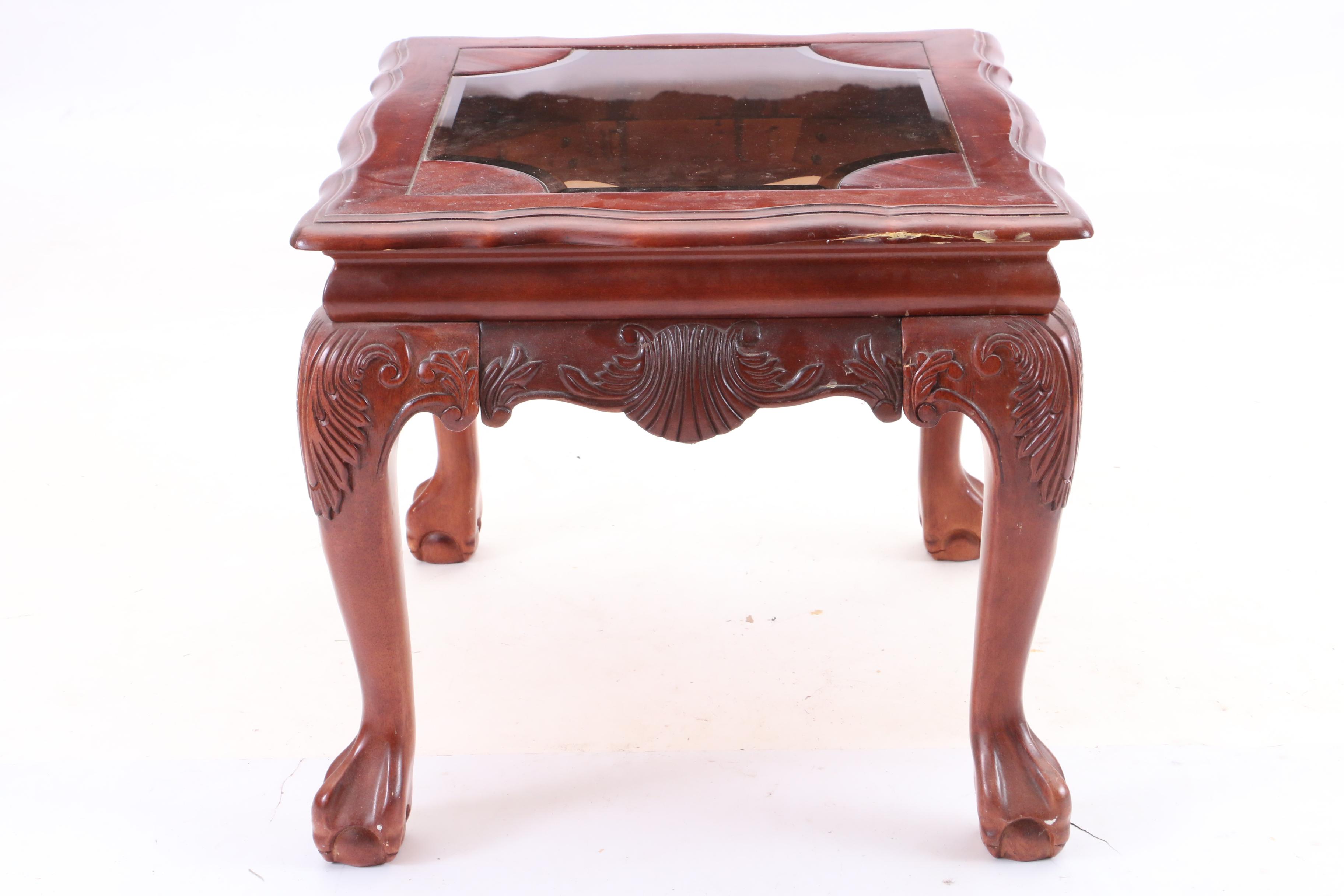 Contemporary Chippendale-Style End Tables